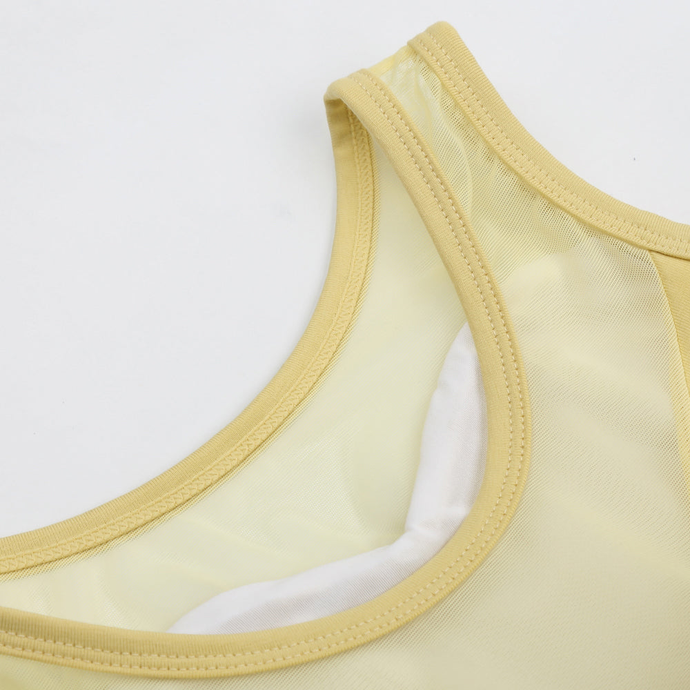 Girls Yellow Ballet Onesies