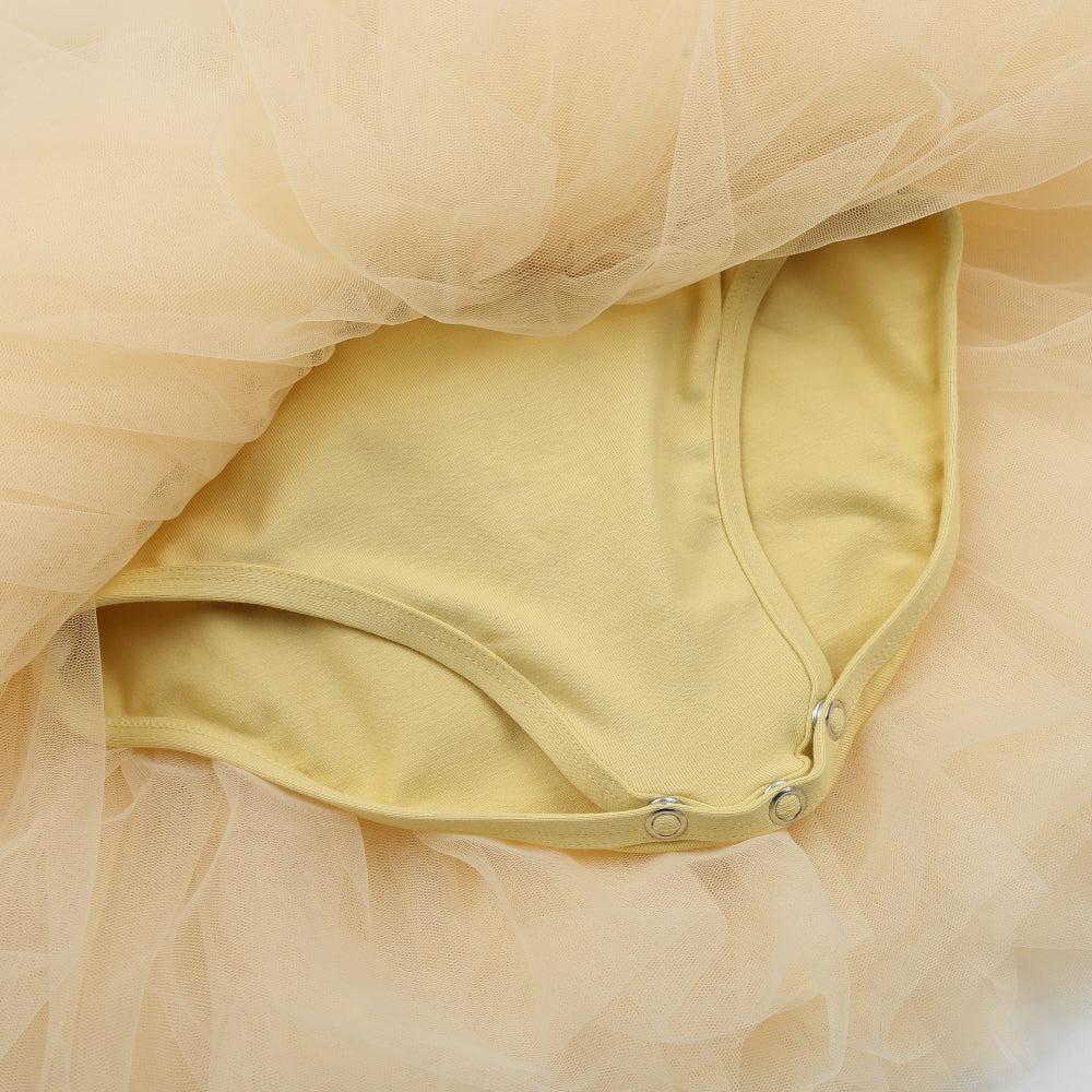 Girls Yellow Ballet Onesies