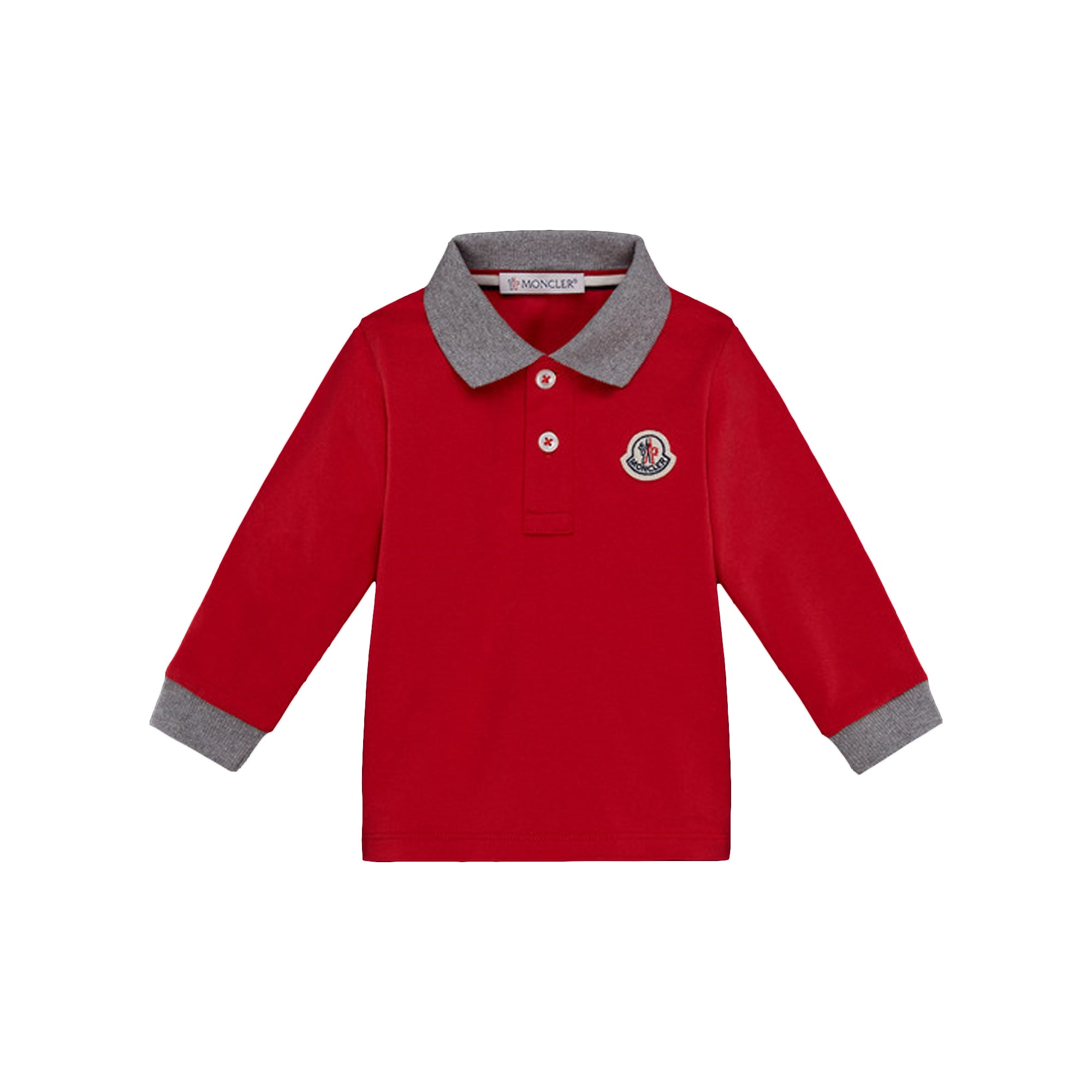 Baby Boys Red Cotton Polo Shirt