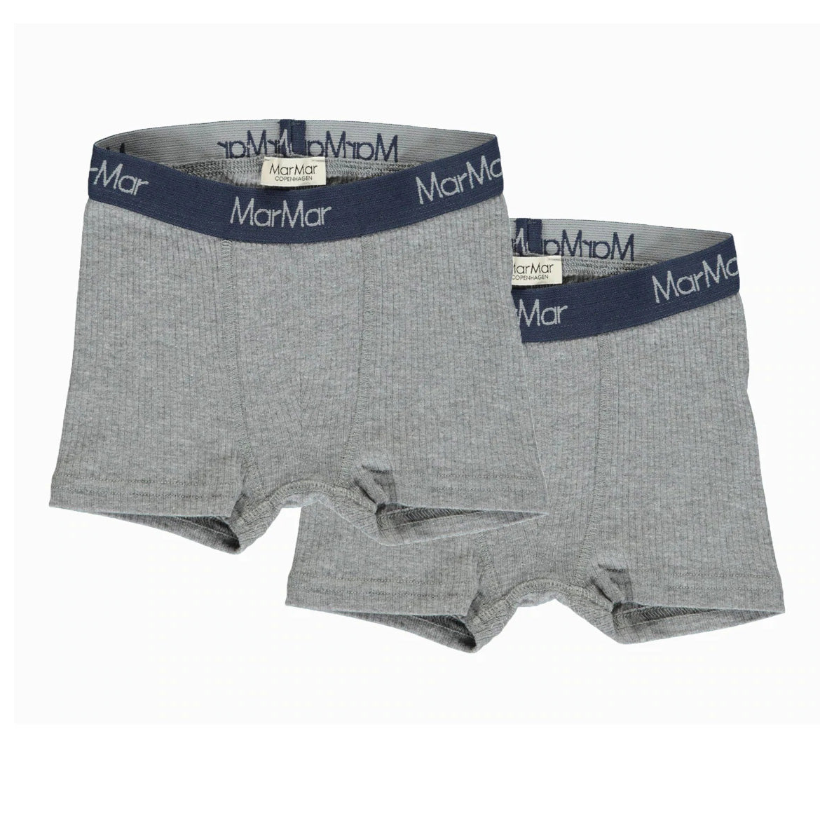 Boys Grey Underwear Set (2 Pack)