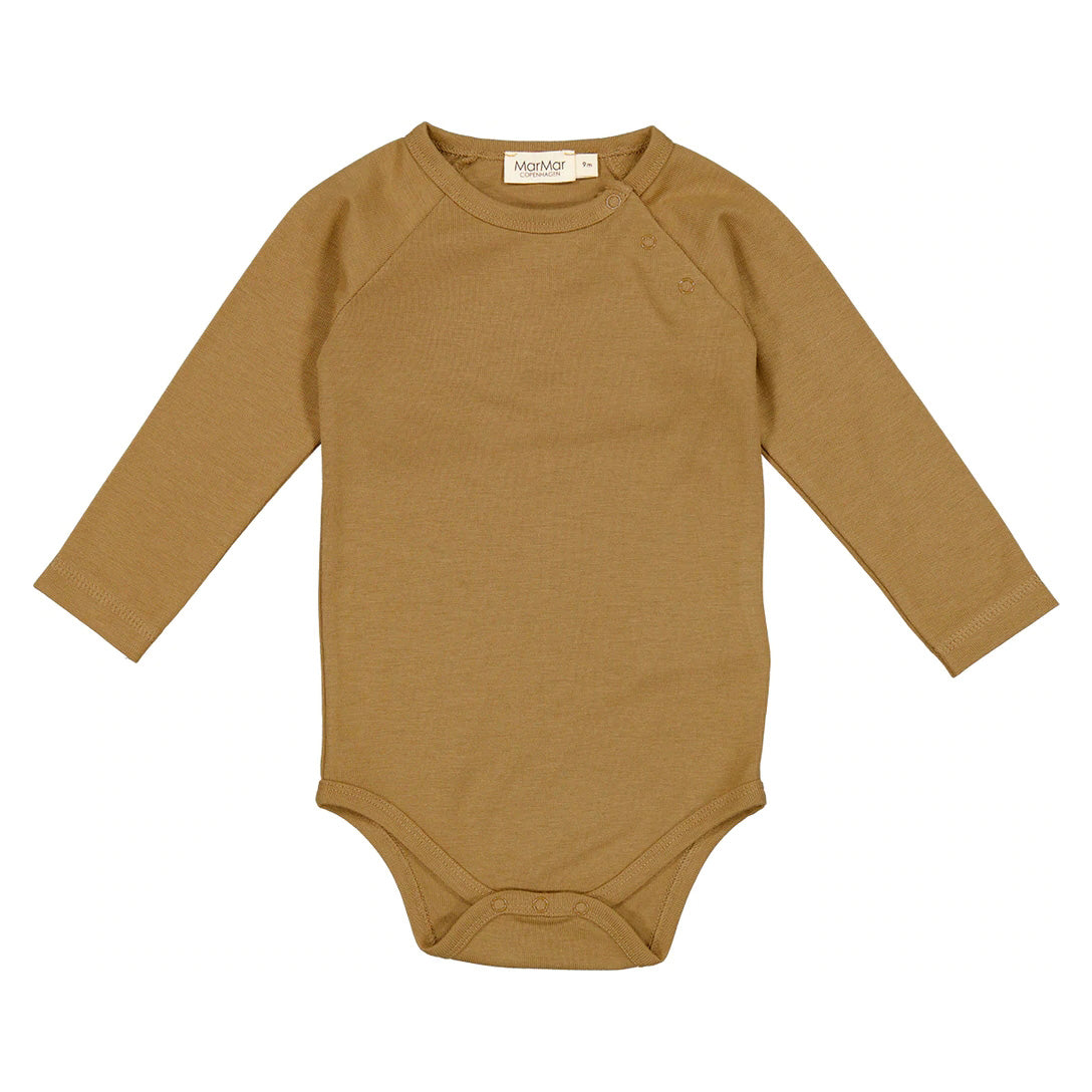 Baby Boys & Girls Mustard Babysuit