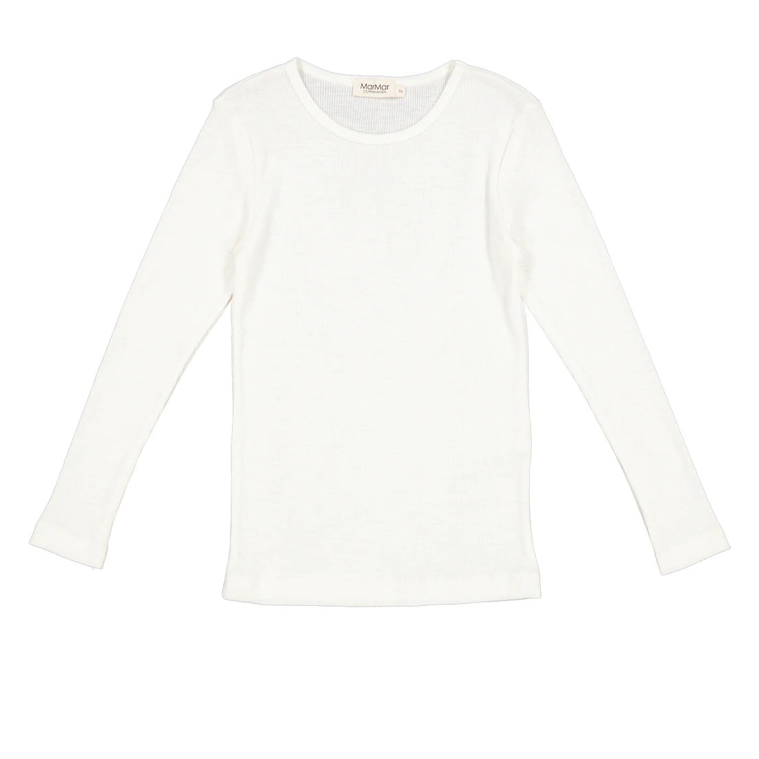 Boys & Girls White Wool T-Shirt