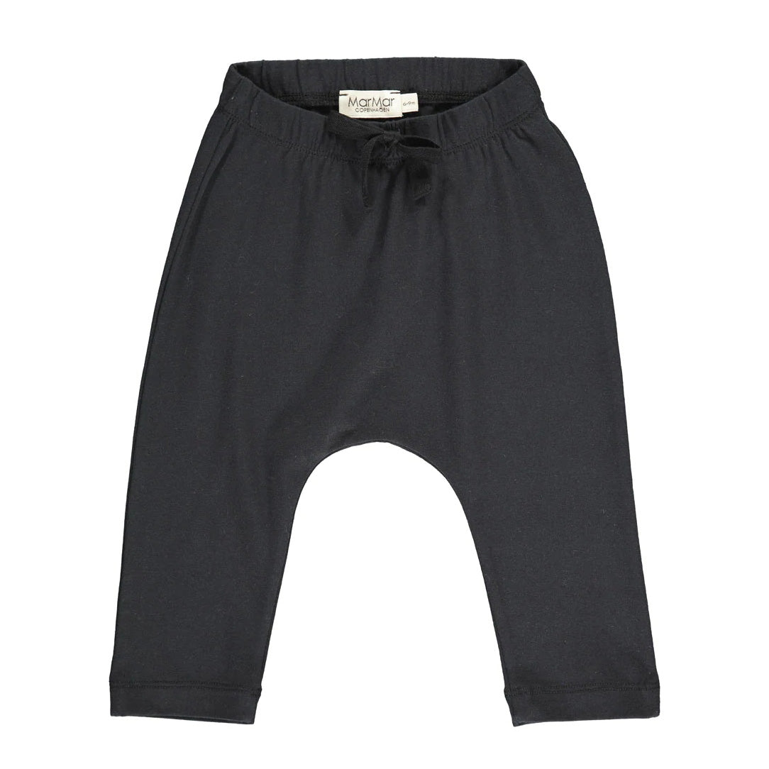 Baby Boys & Girls Black Cotton Trousers