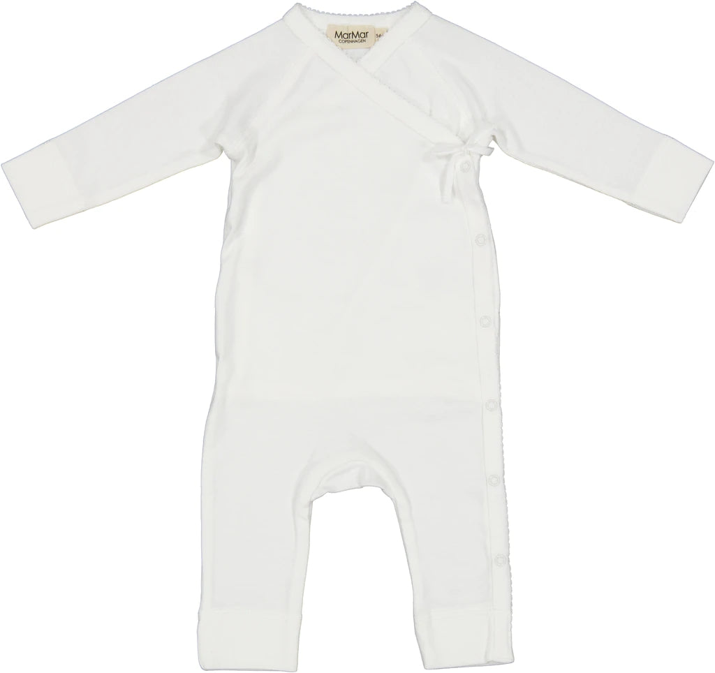 Baby Boys & Girls White Babysuit