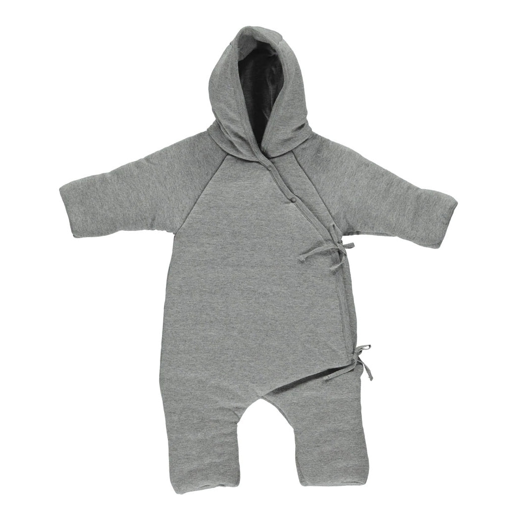 Baby Boys & Girls Grey Padded Babysuit