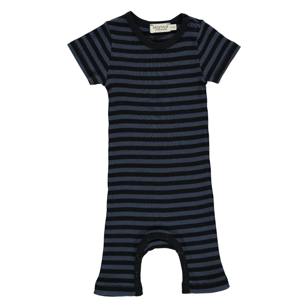 Baby Boys & Girls Black Stripes Babysuit