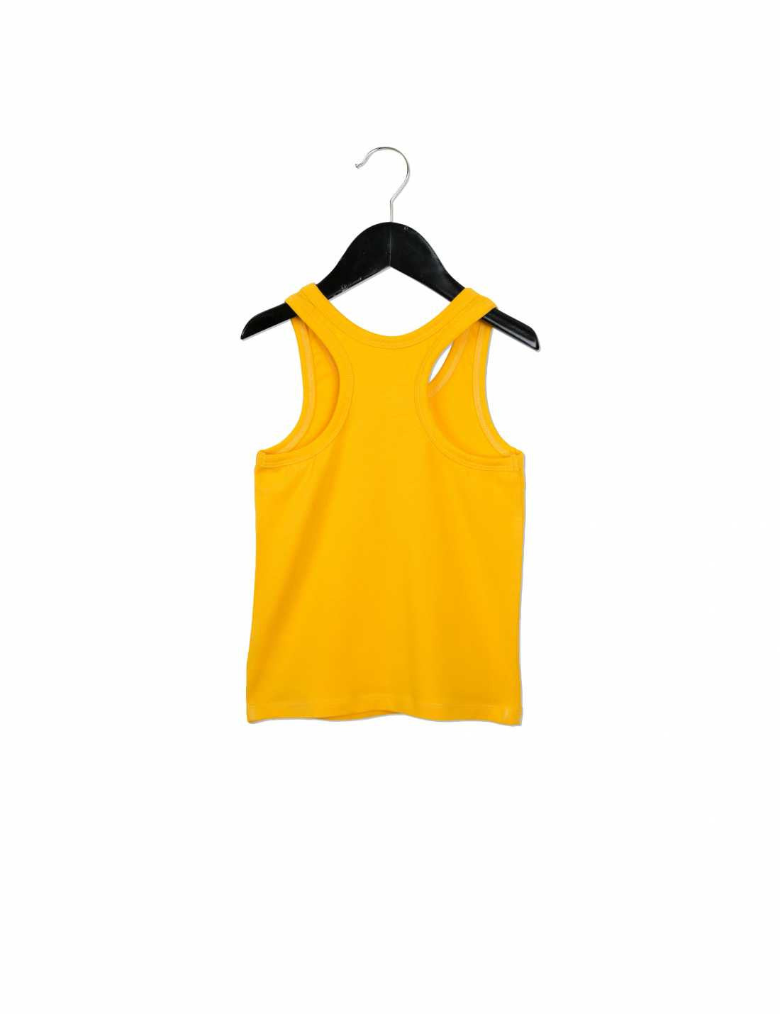Girls Yellow Cotton Vest - CÉMAROSE | Children's Fashion Store - 2