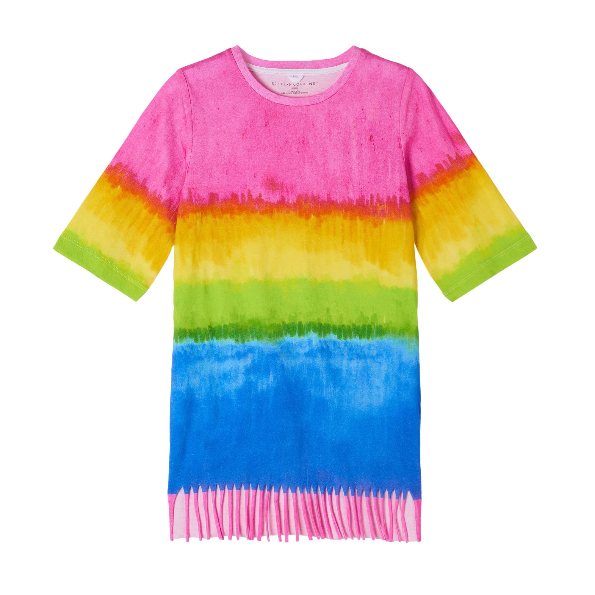 Girls Multicolor Cotton Dress