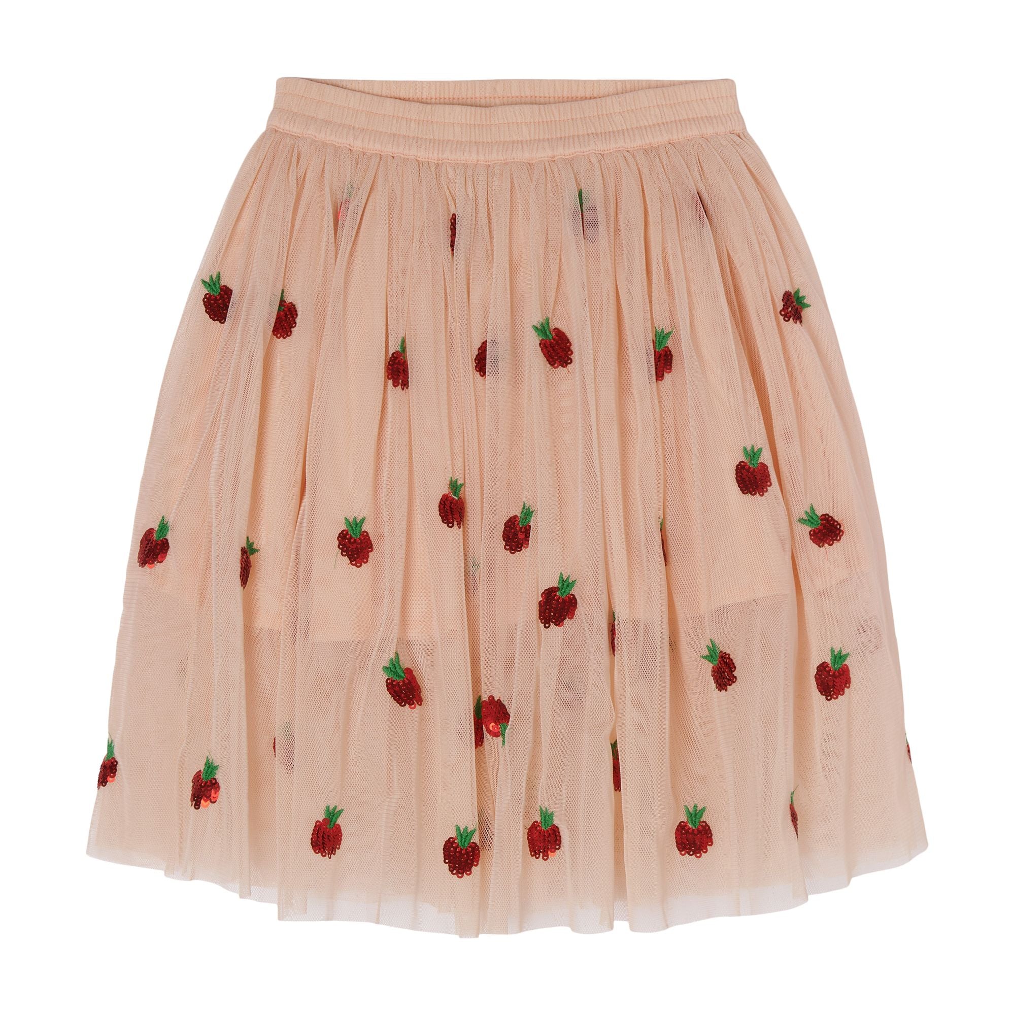Girls Pink Strawberry Skirt