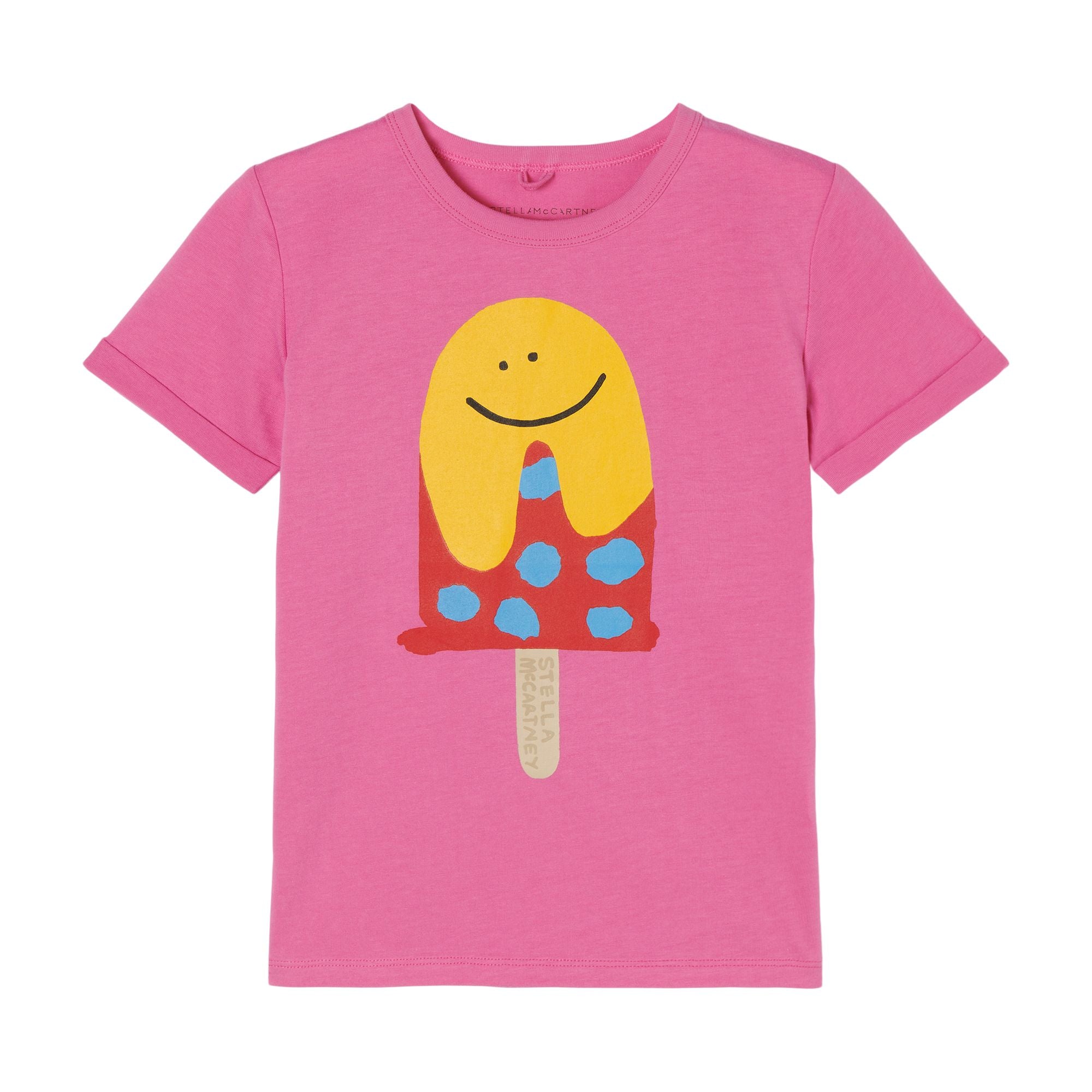 Baby Girls Pink Ice Cream Cotton T-Shirt