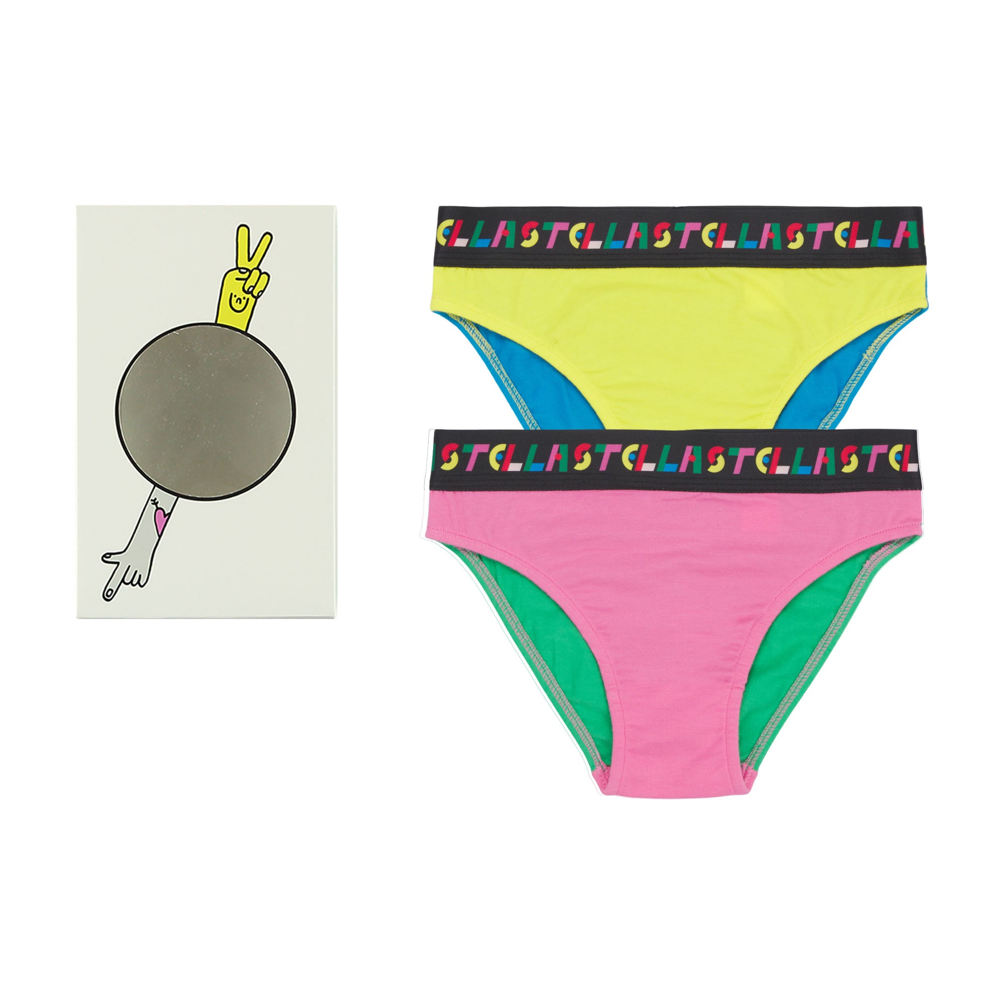Girls Multicolor Cotton Underwear Set