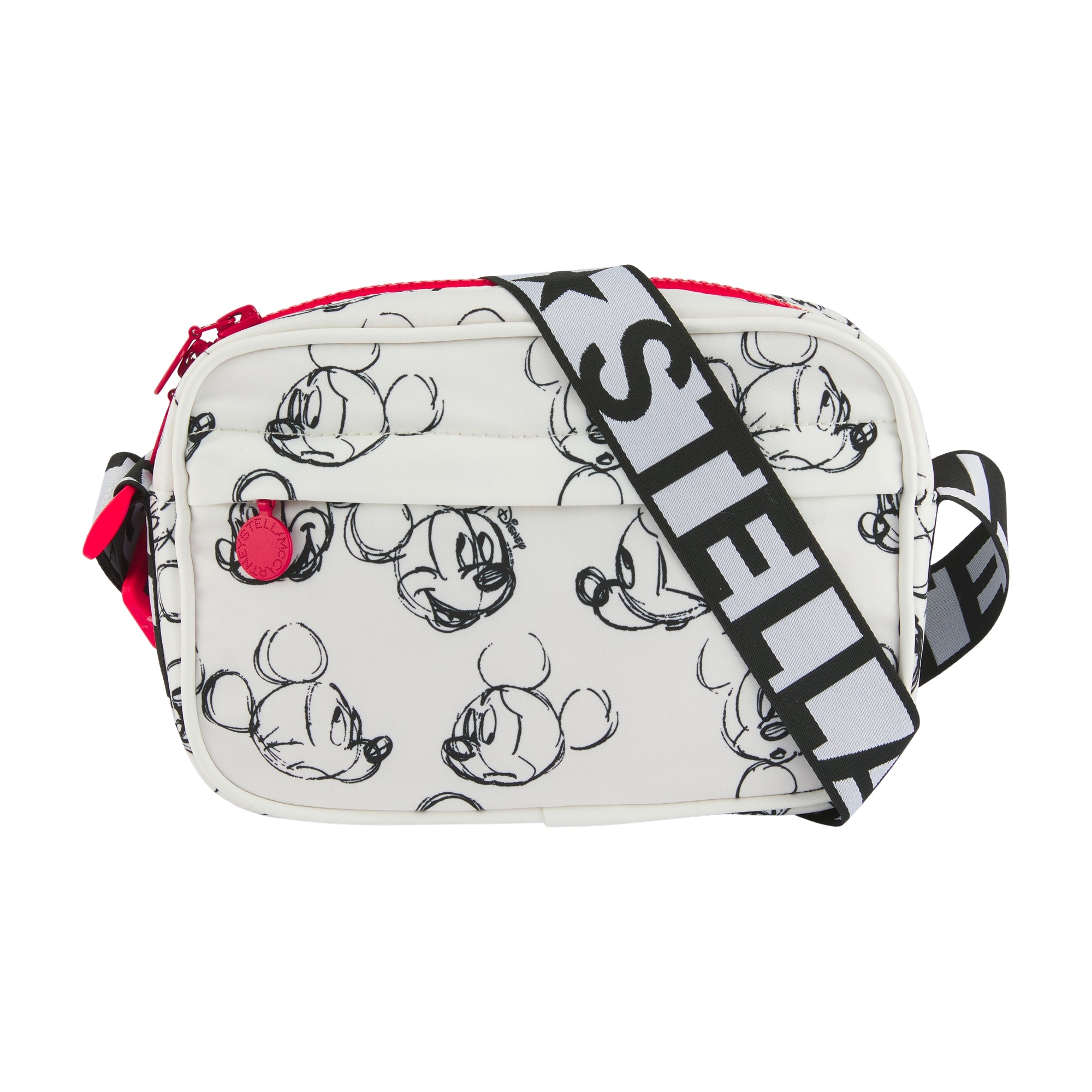 Boys & Girls White Printed Belt Bag