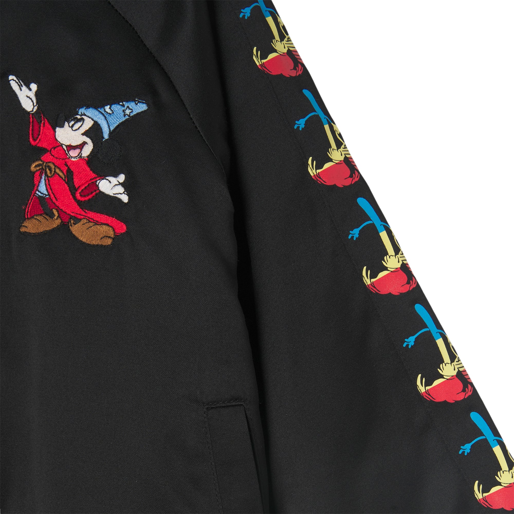 Boys Black Printed Jacket