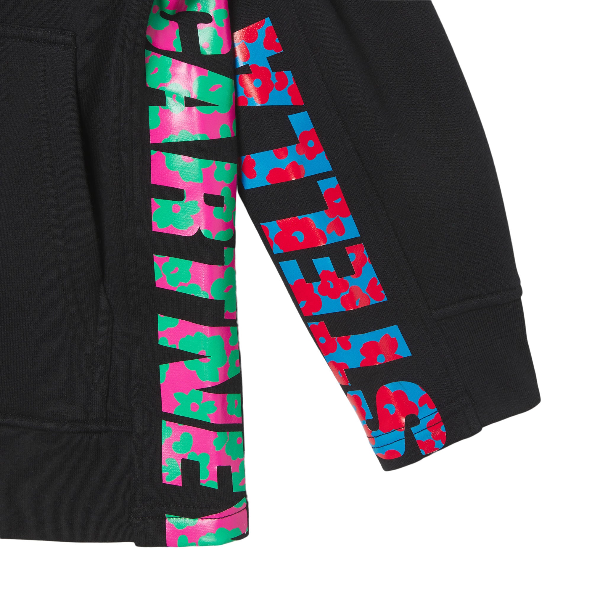 Girls Black Logo Sport Sweatshirt