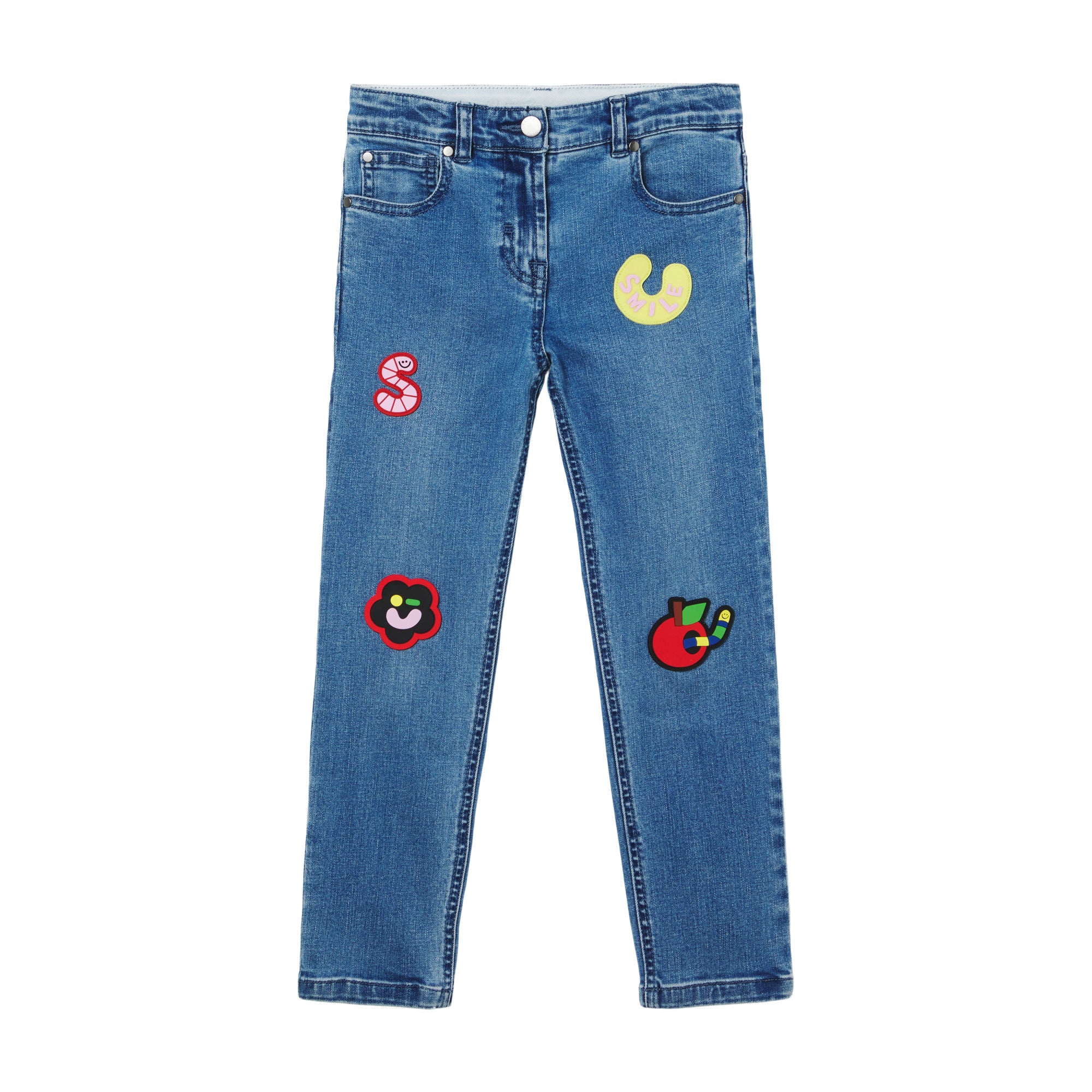Girls Blue Denim Trousers