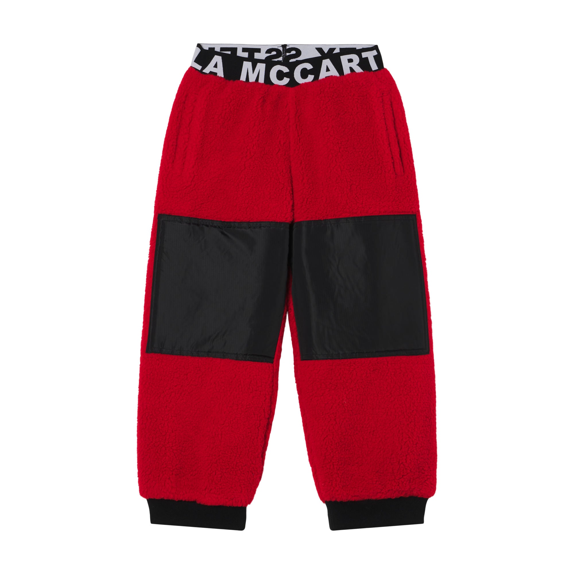 Boys Red Fleece Trousers