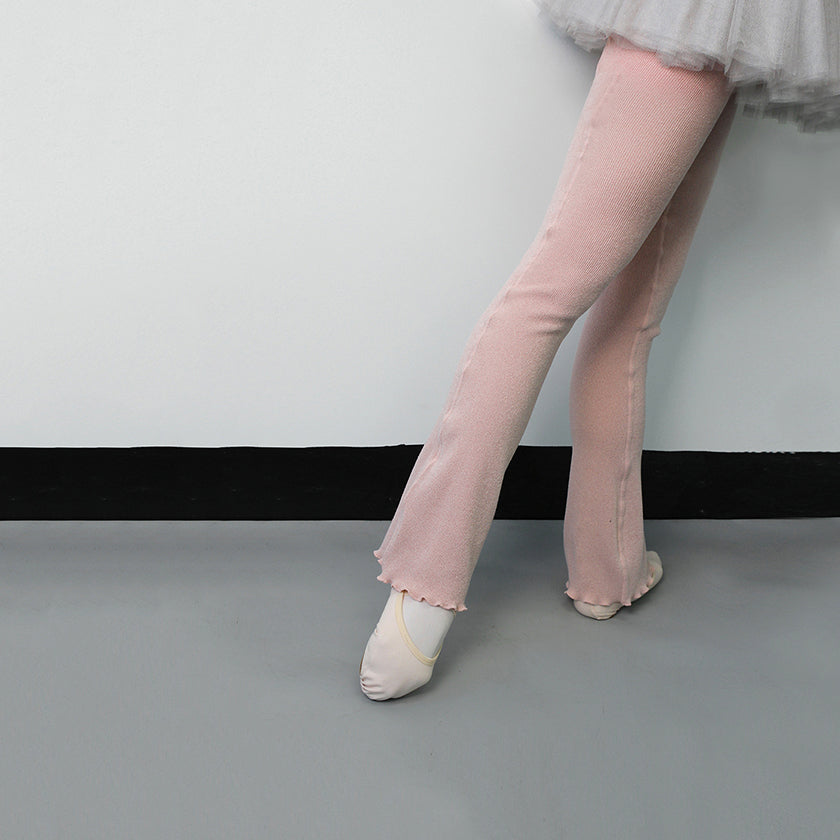Girls Pink Ballet Warm Up Socks