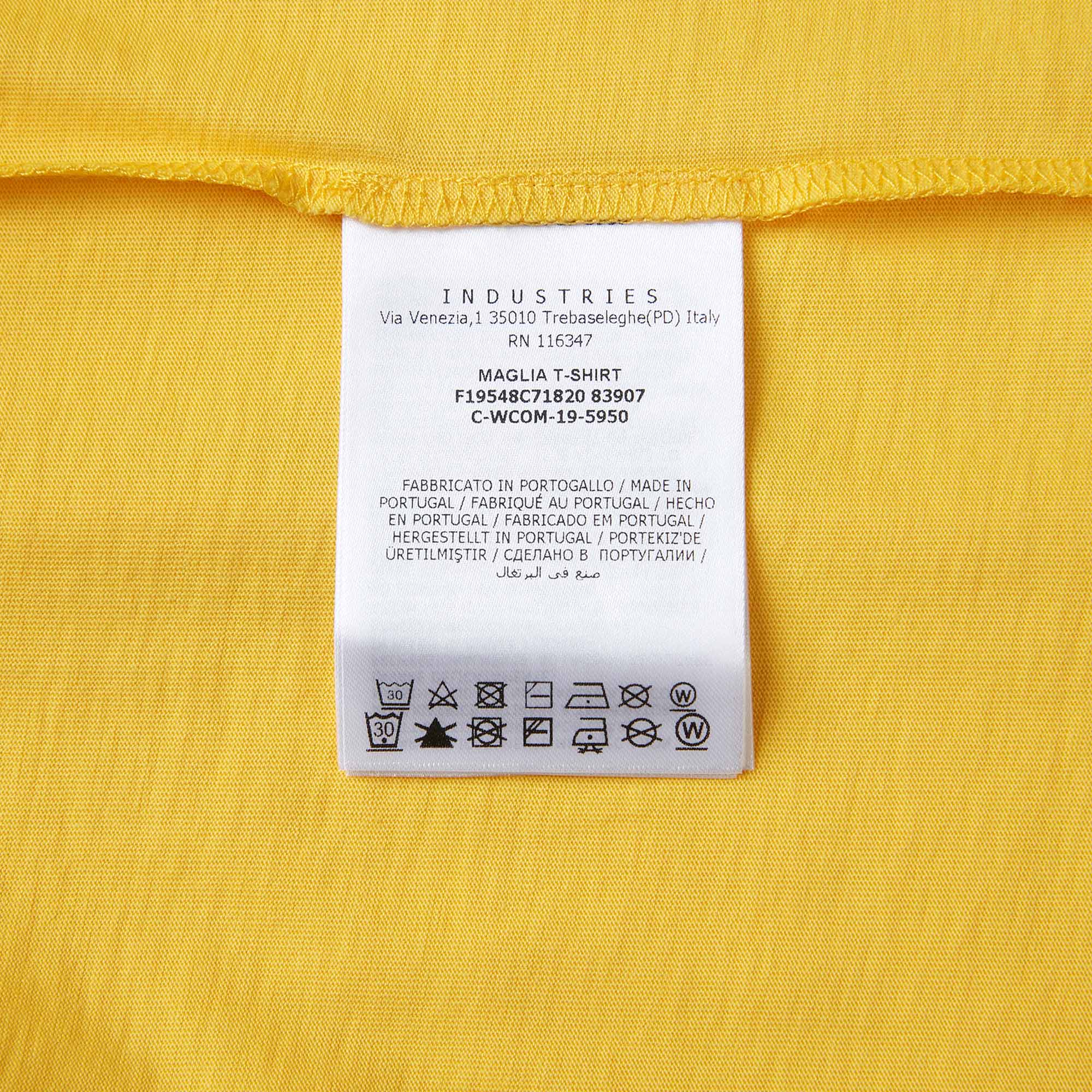 Boys Bright Yellow Cotton T-shirt