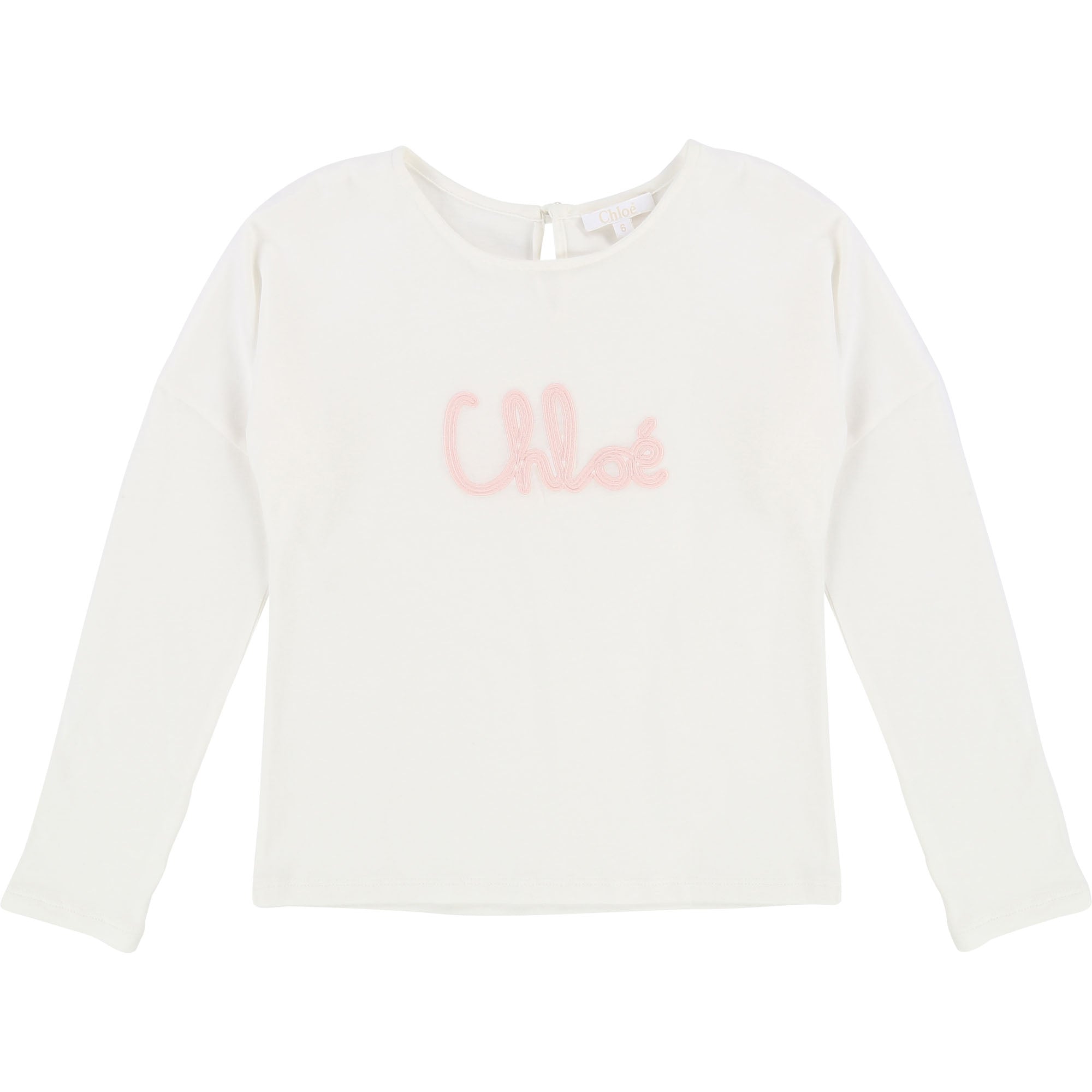Girls White Logo Shirt