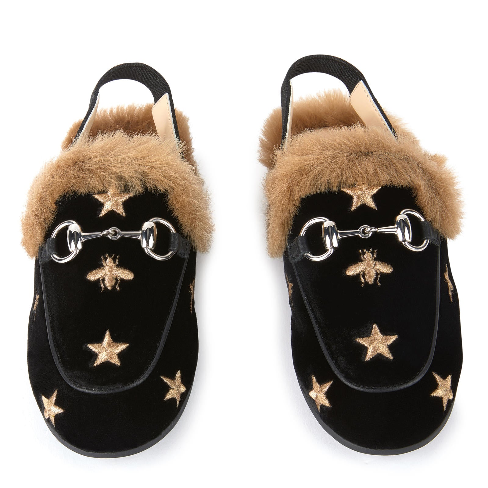 Girls Black Star Shoes