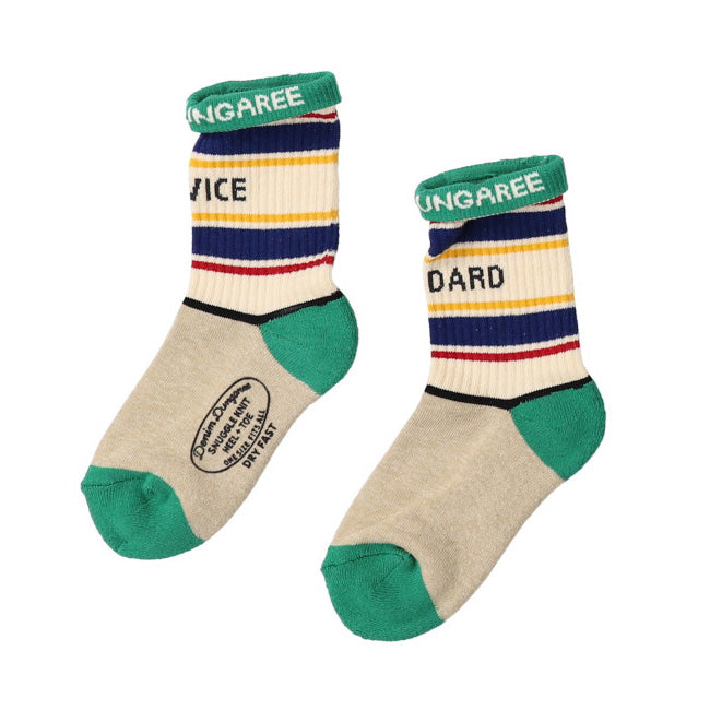 Boys Beige Stripes Socks