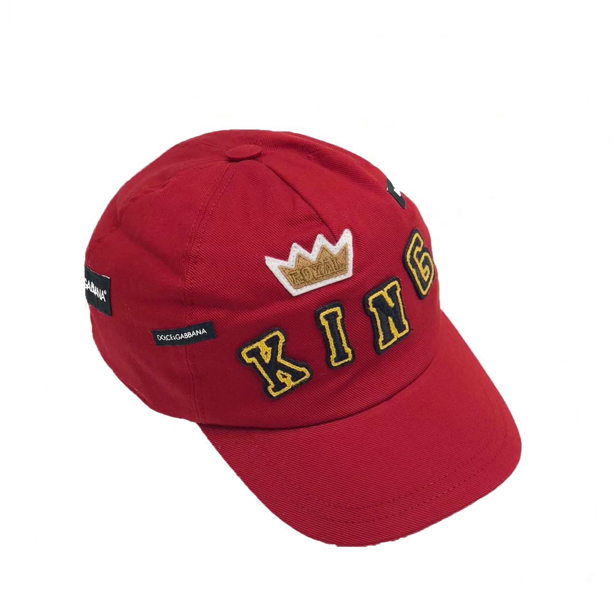 Boys Red "King" Logo Hat