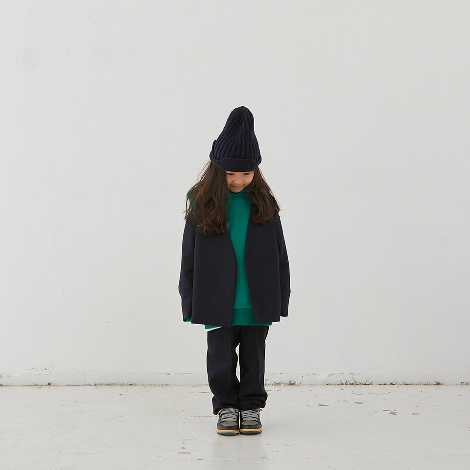 Boys & Girls Navy Wool Hat