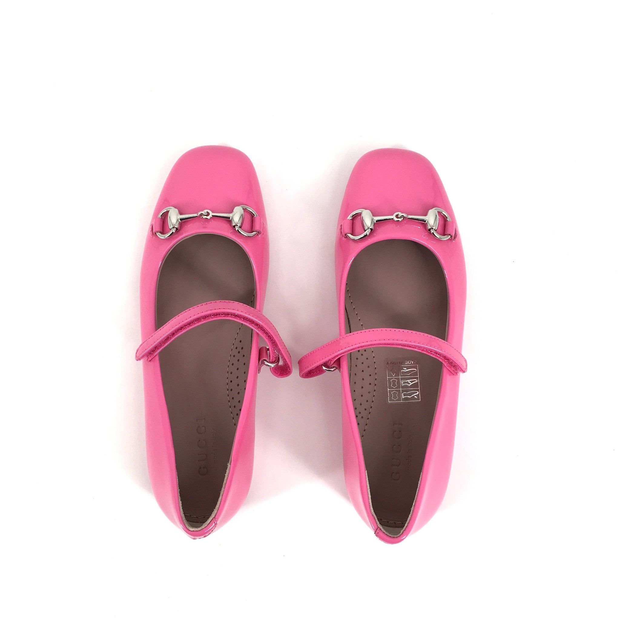 Girls Pink Patent Leather Shoes With Horsebit - CÉMAROSE | Children's Fashion Store - 1