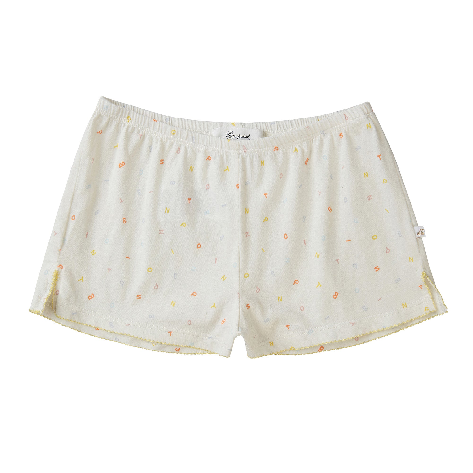 女童白色Logo睡衣套装