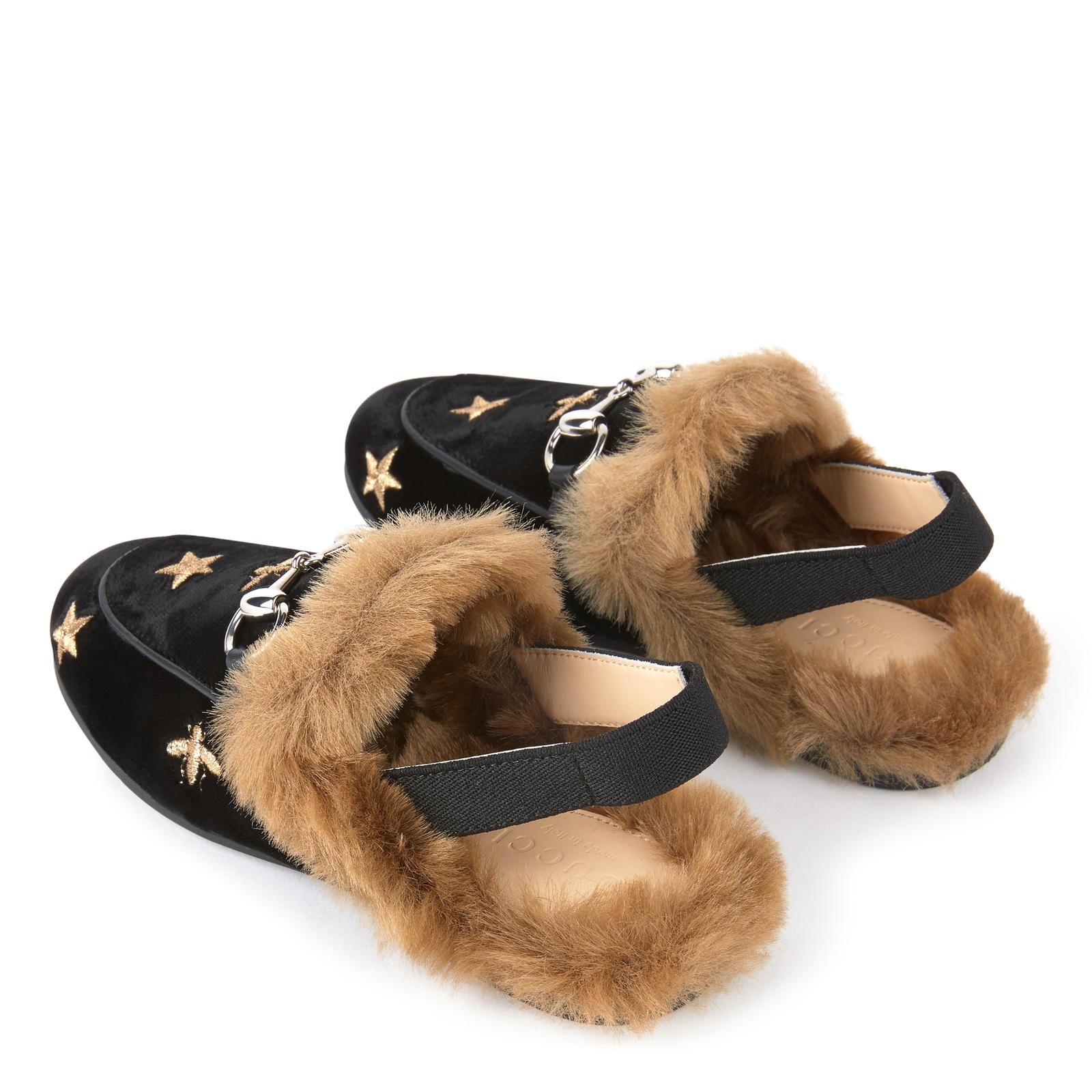 Girls Black Star Shoes