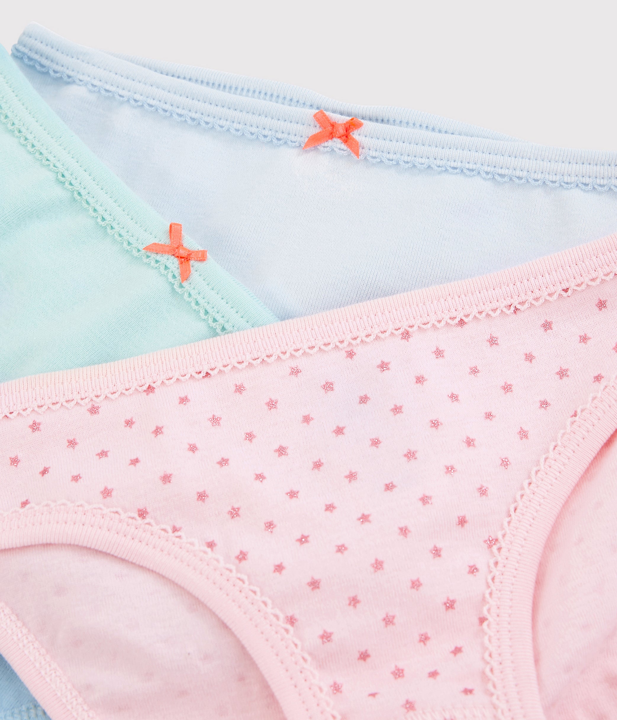 Girls Multicolor Cotton Underwear Set(3 Pack)