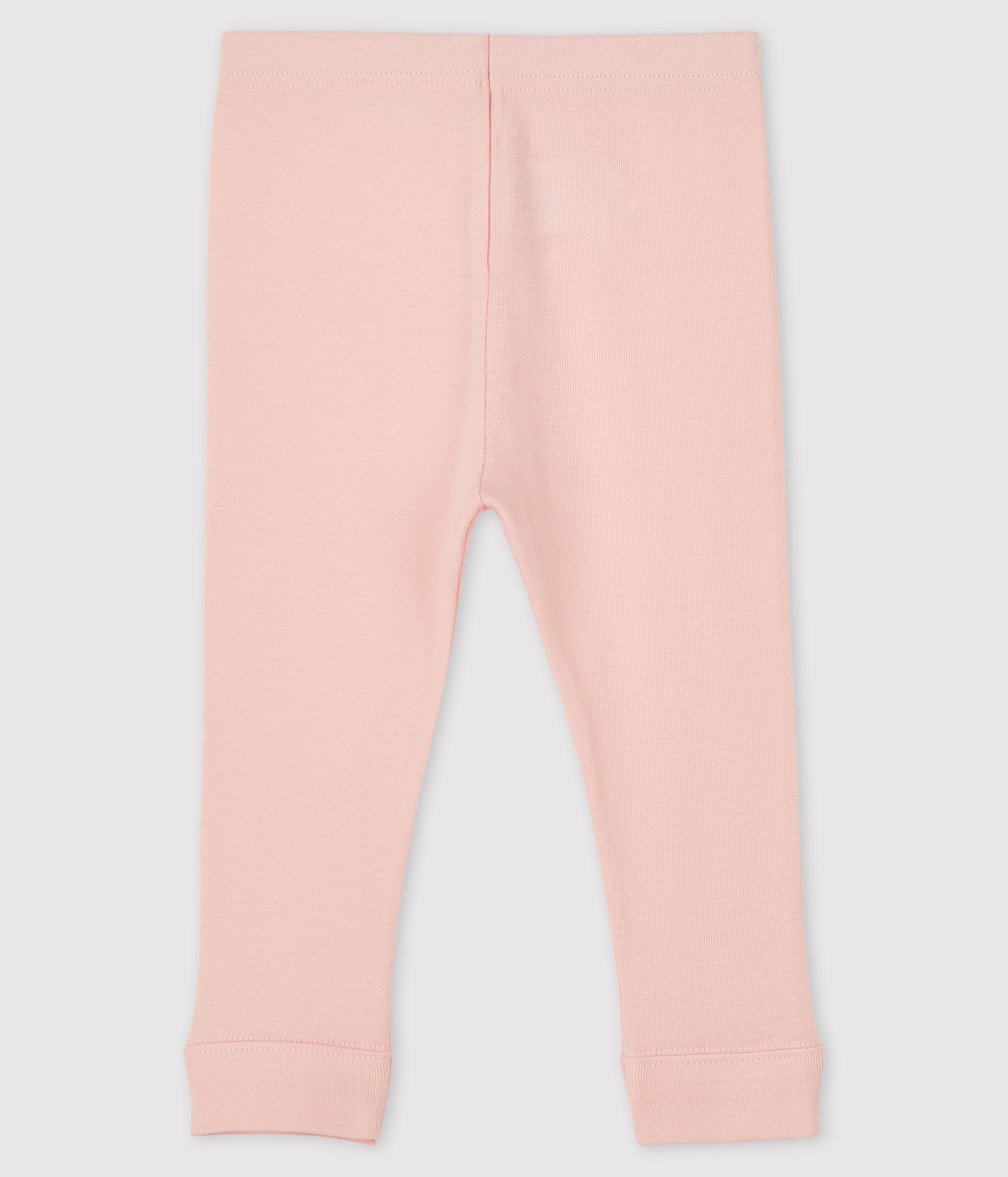 Baby Girls Pink Cotton Leggings