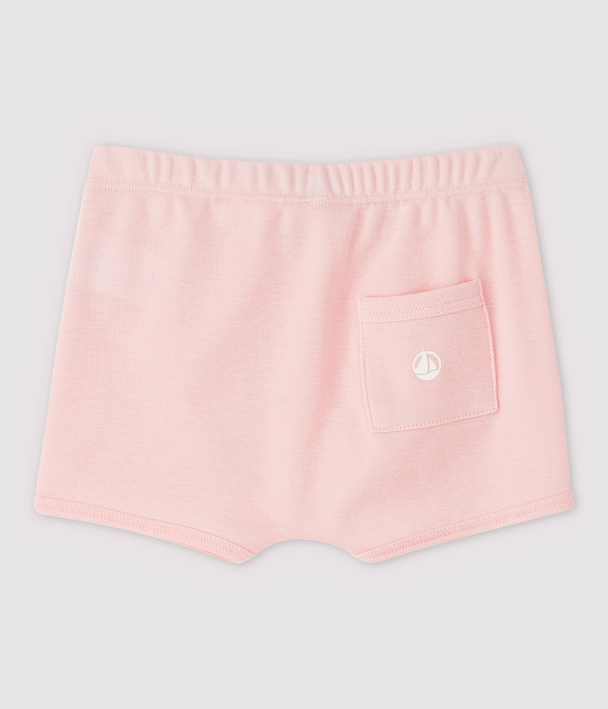 Baby Girls Pink Cotton Shorts
