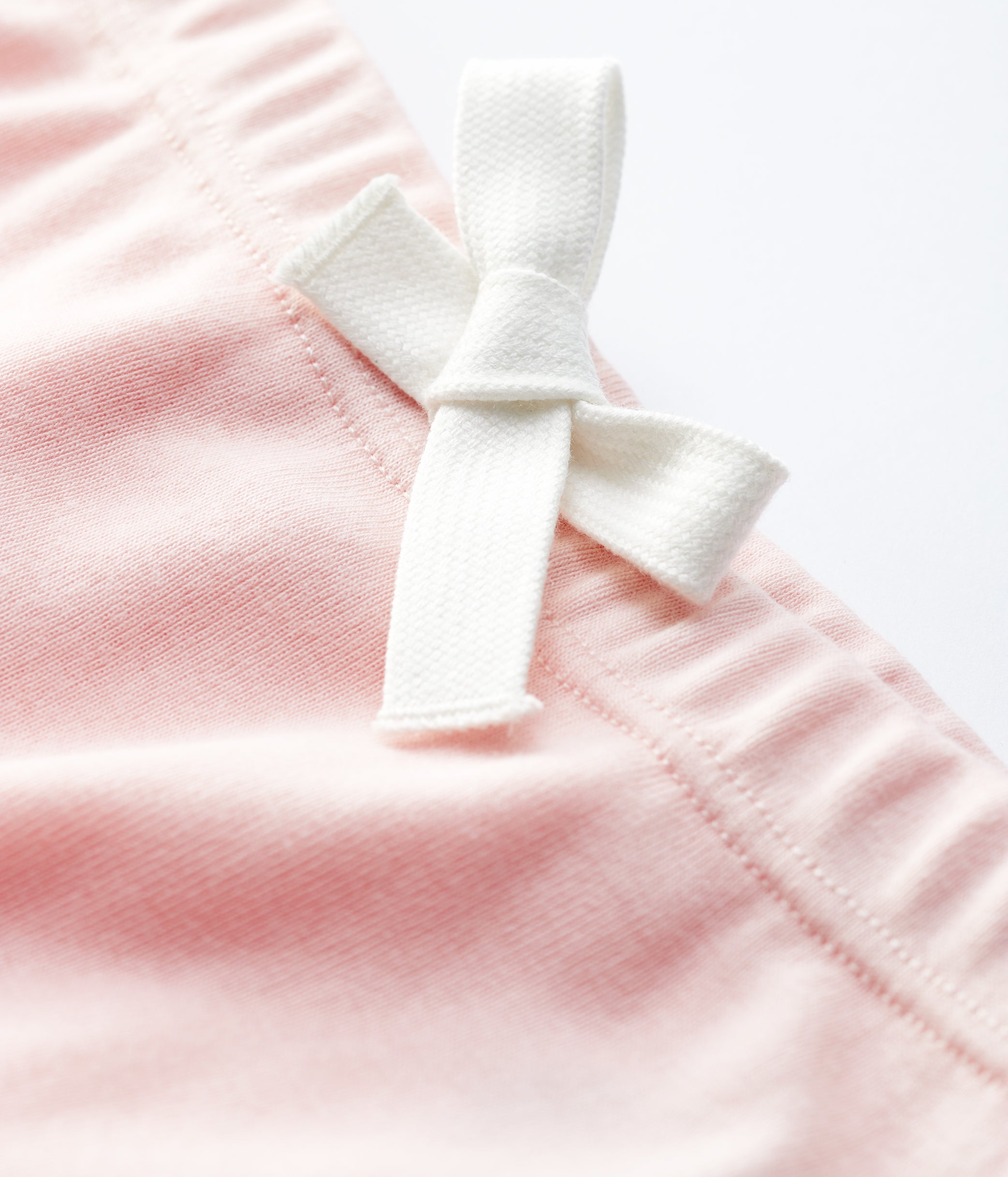 Baby Girls Pink Cotton Shorts