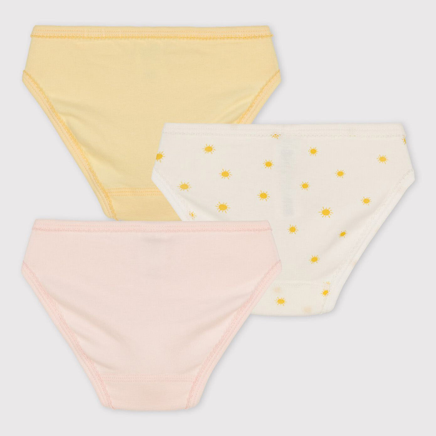 Girls Multicolor Cotton Underwear Set(3Pack)