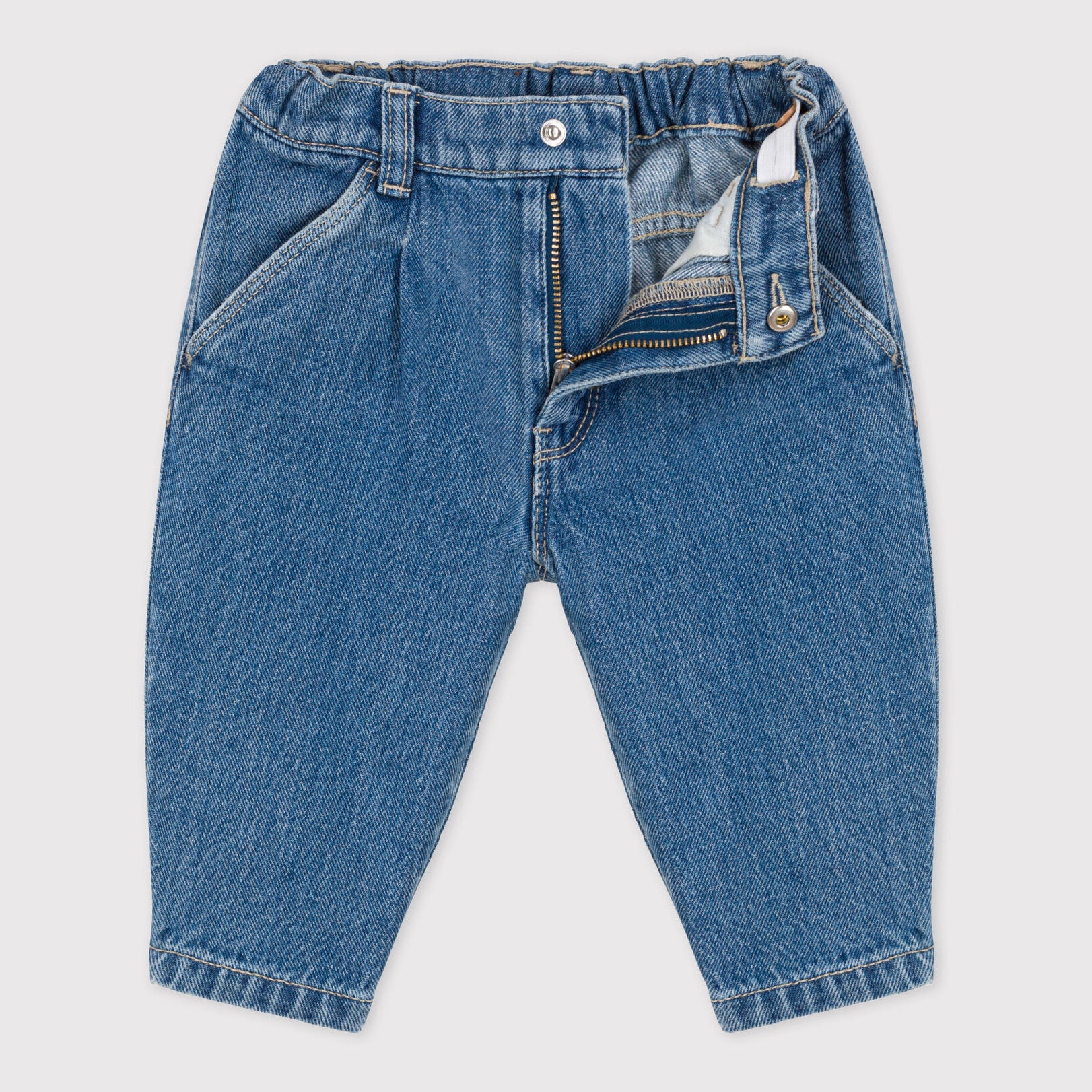 Baby Boys & Girls Blue Denim Trousers