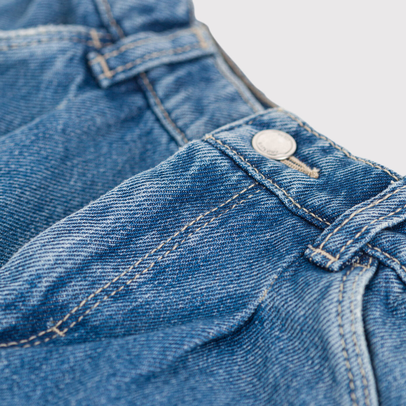 Baby Boys & Girls Blue Denim Trousers