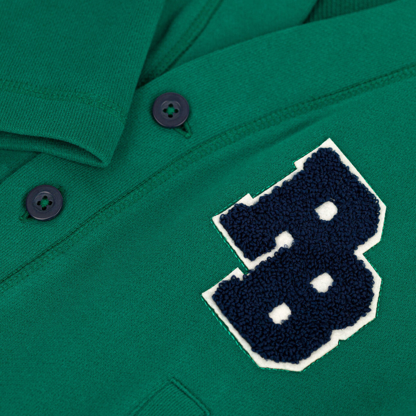 Boys Green Cotton Cardigan