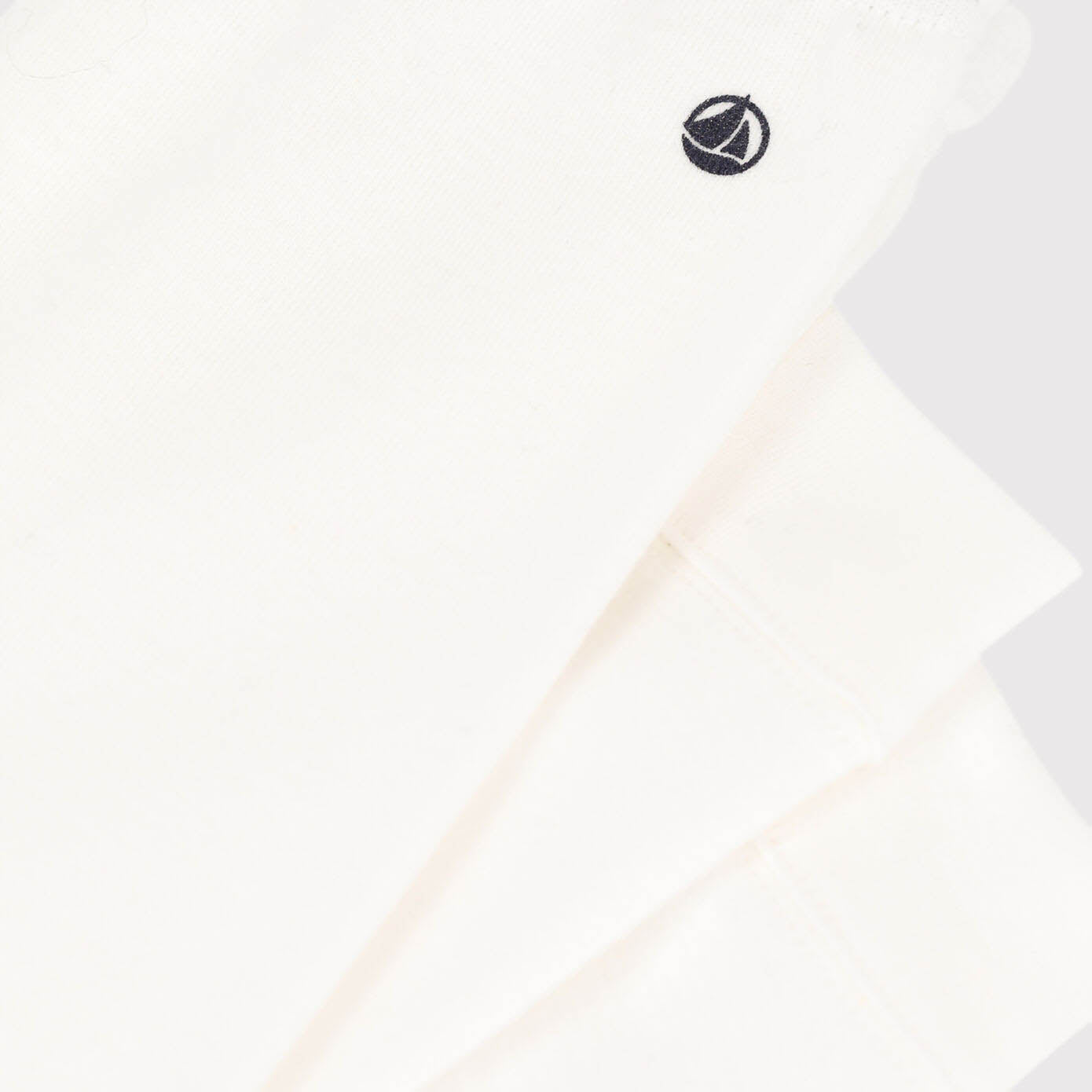 Baby Boys & Girls White Cotton Leggings