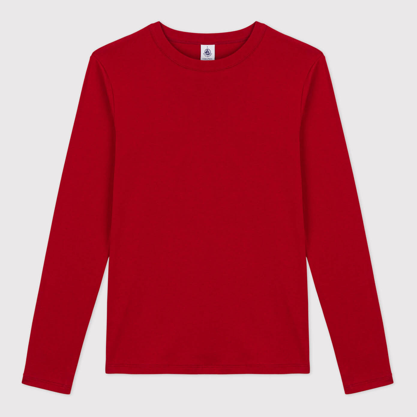 Girls Red Cotton T-Shirt