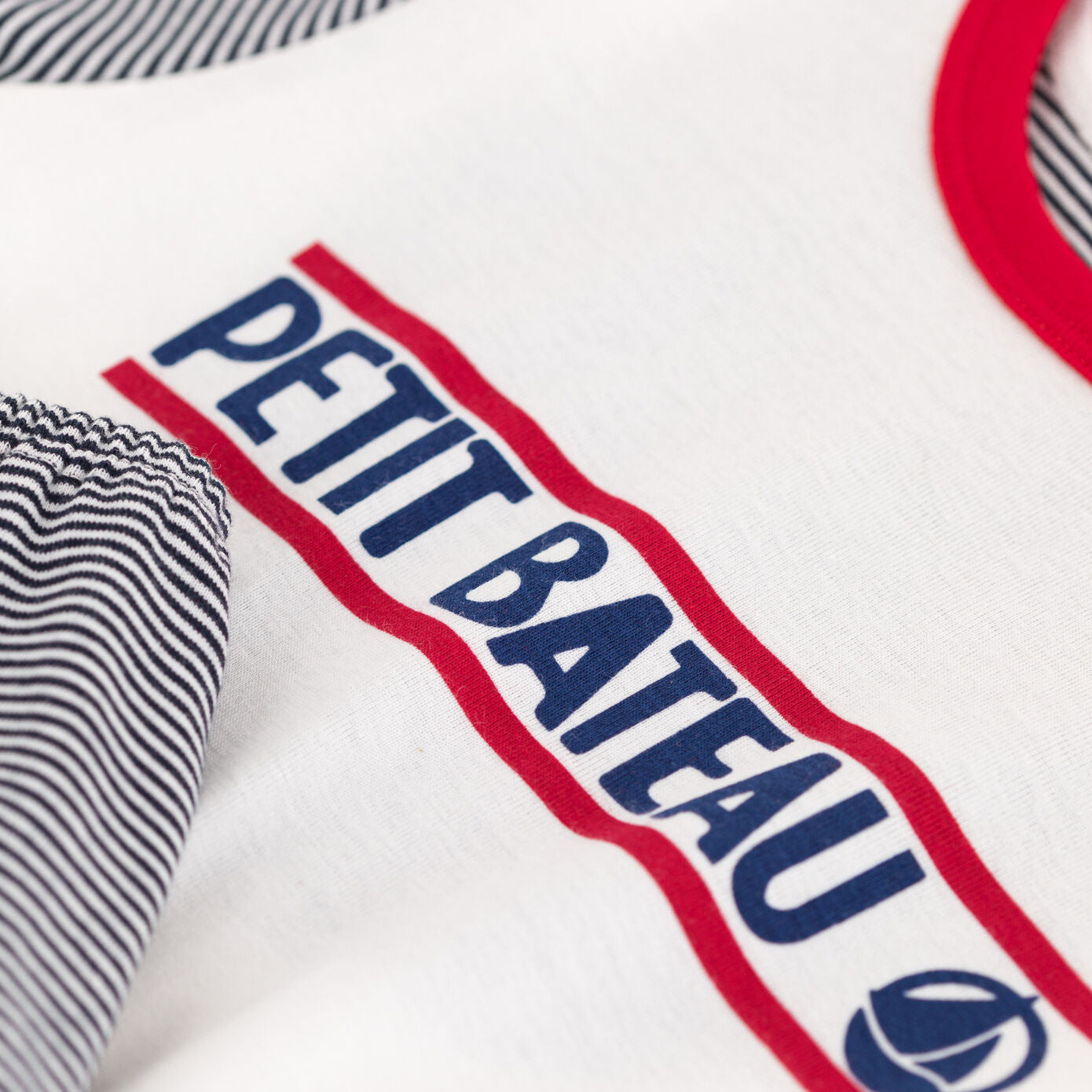 Boys Black Stripes Cotton Nightwear Set