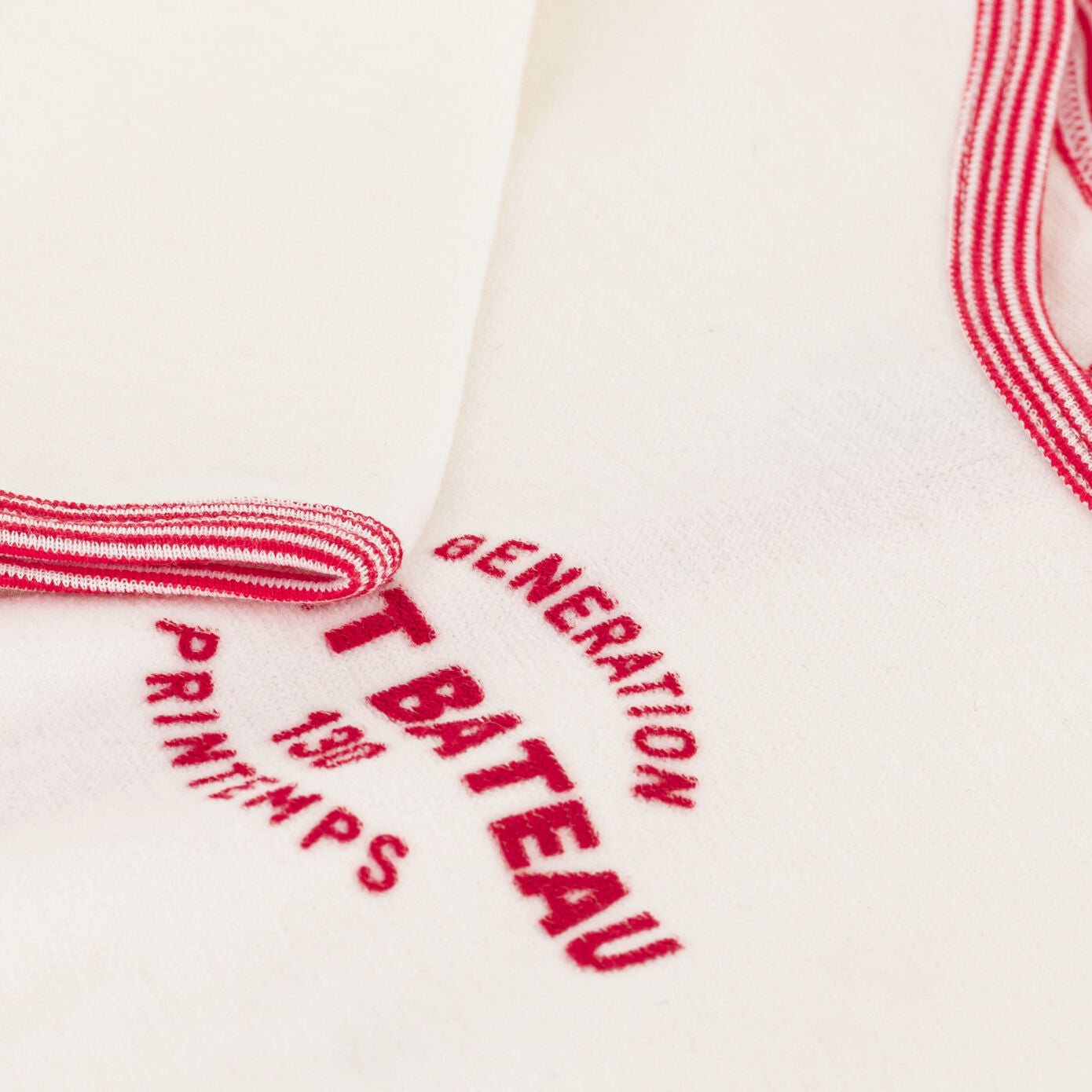 Baby Boys & Girls White Logo Cotton Babysuit