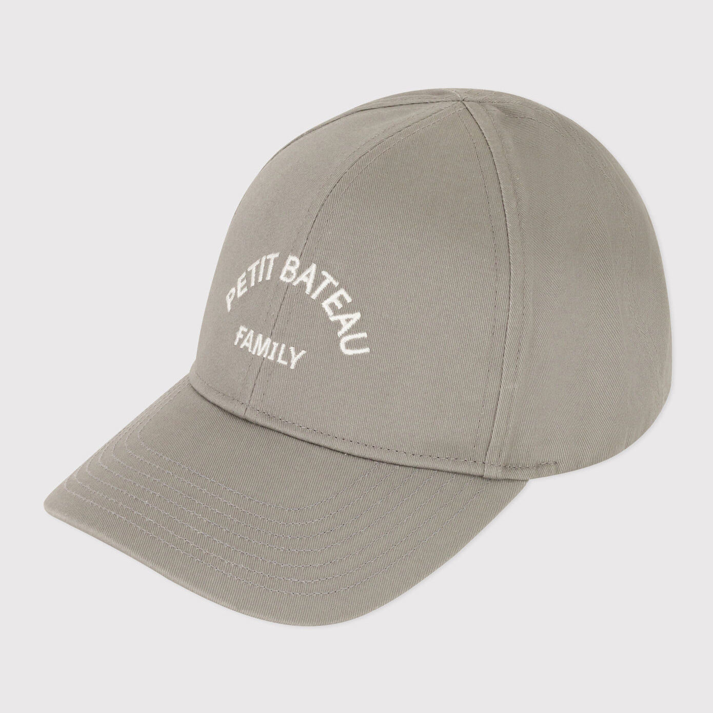 Boys & Girls Grey Logo Cotton Cap