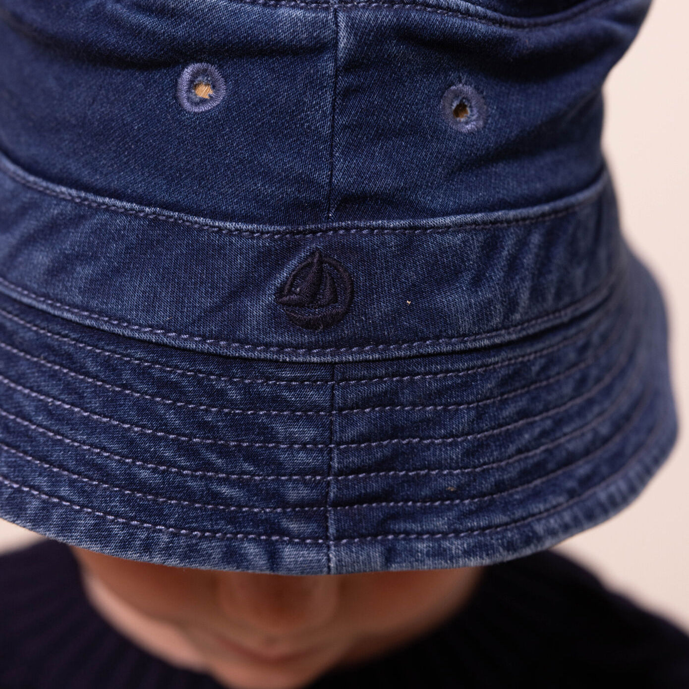 Boys & Girls Blue Denim Bucket Hat