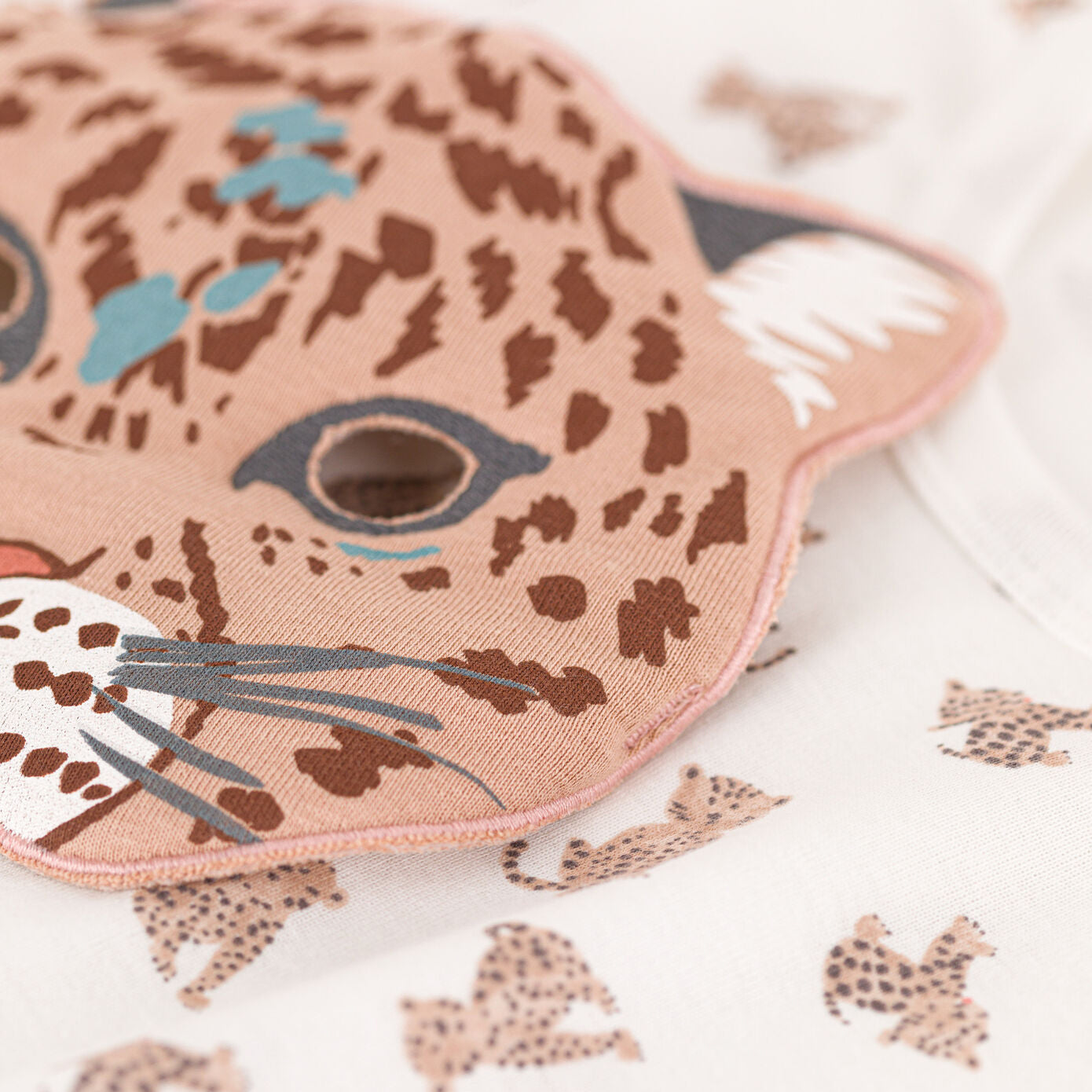 Boys White Printed Cotton Nightwear Set