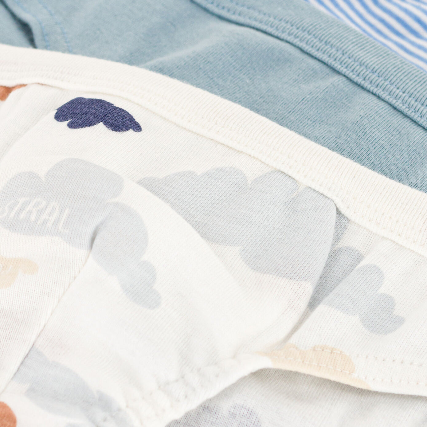 Boys Blue Cotton Underwear Set(3 Pack)