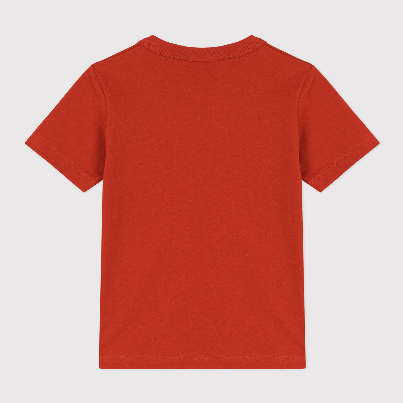 Boys Red Logo Cotton T-Shirt