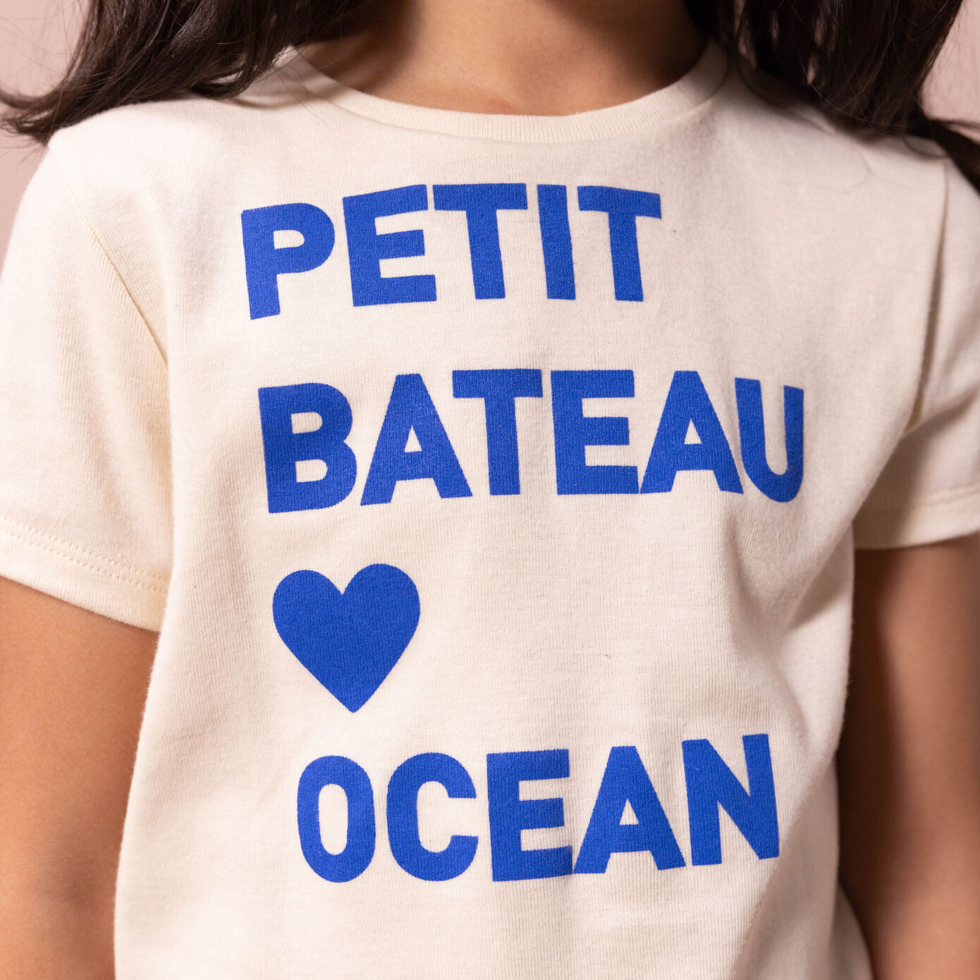 Girls White Logo Cotton T-Shirt