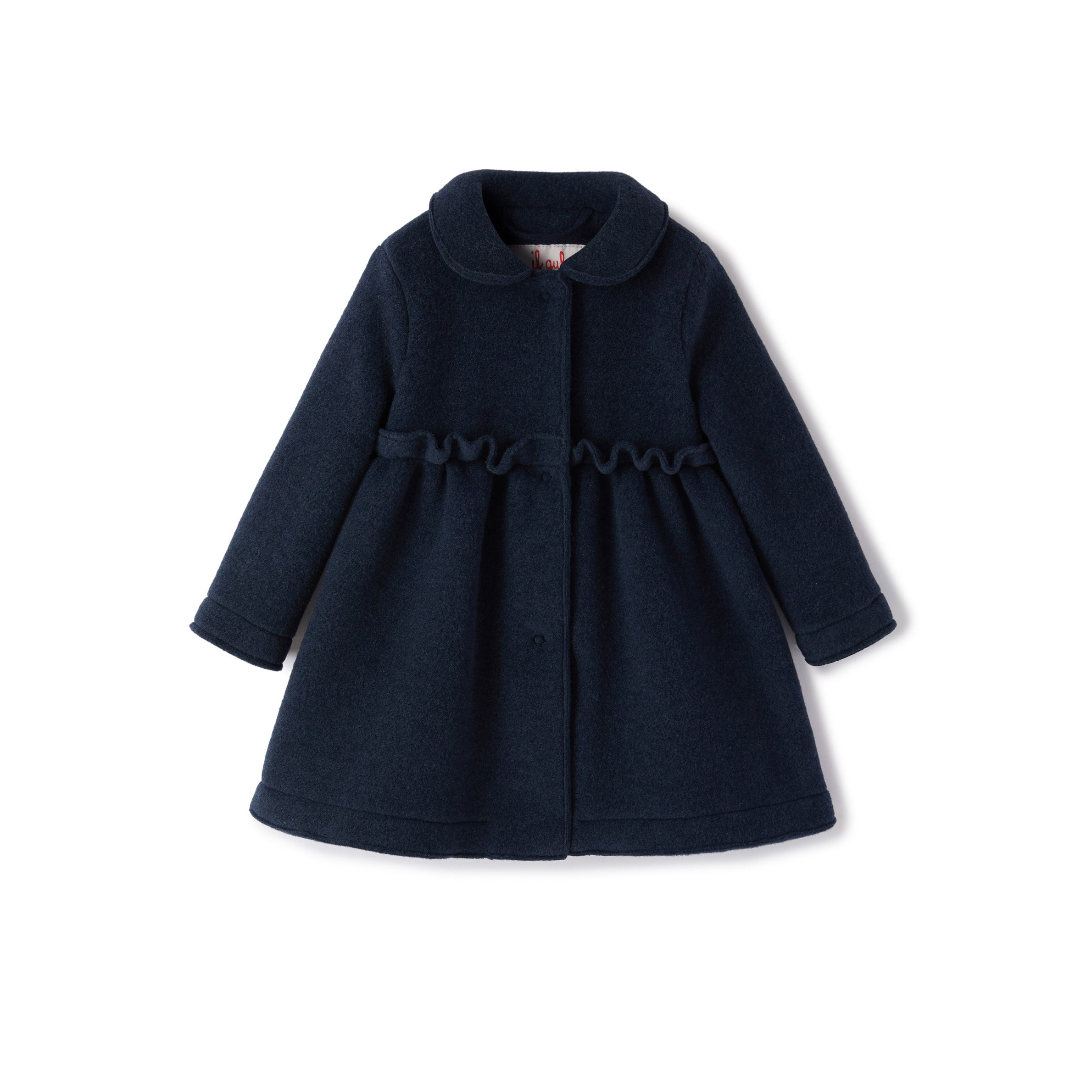 Girls Navy Coat