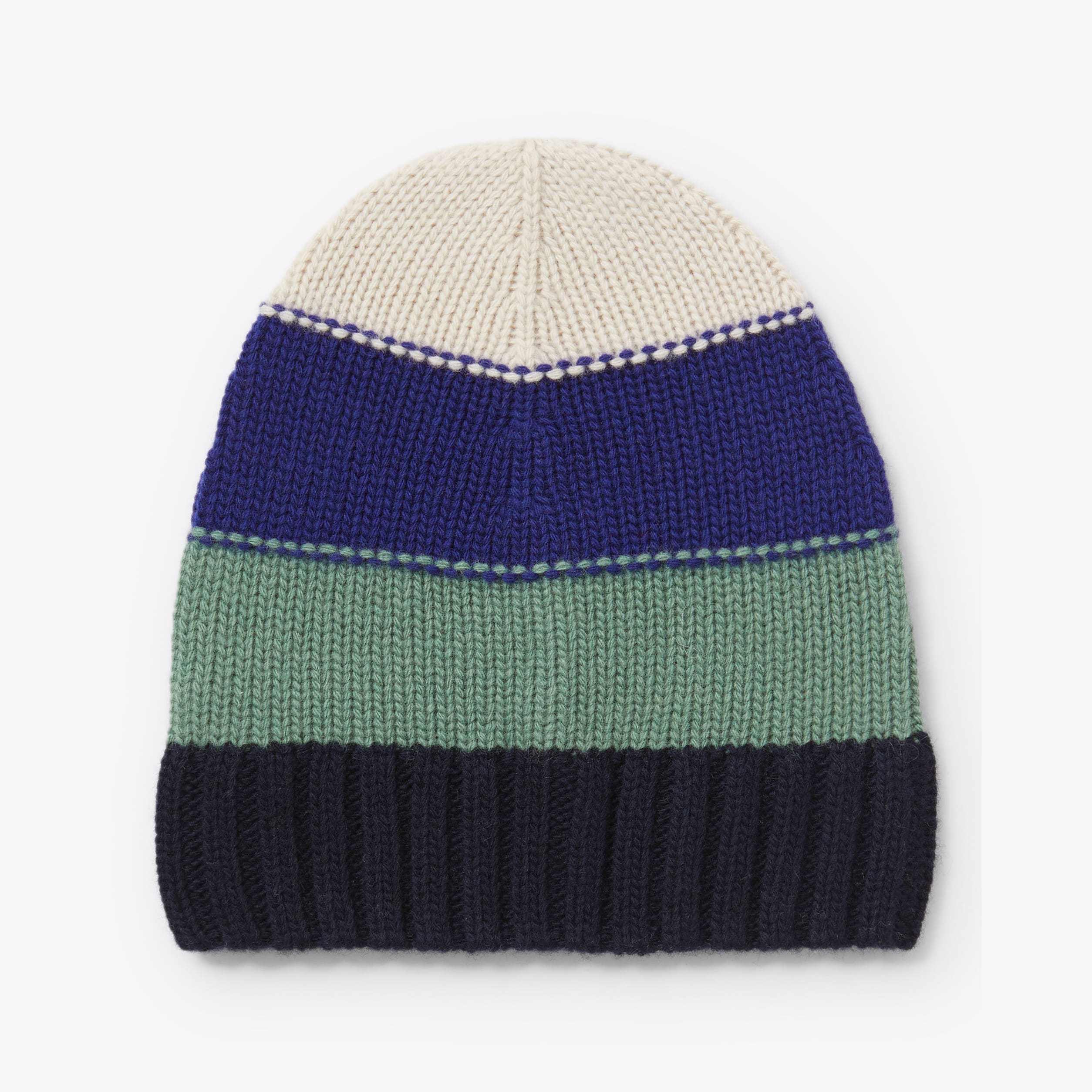 Boys Blue Stripes Wool Hat